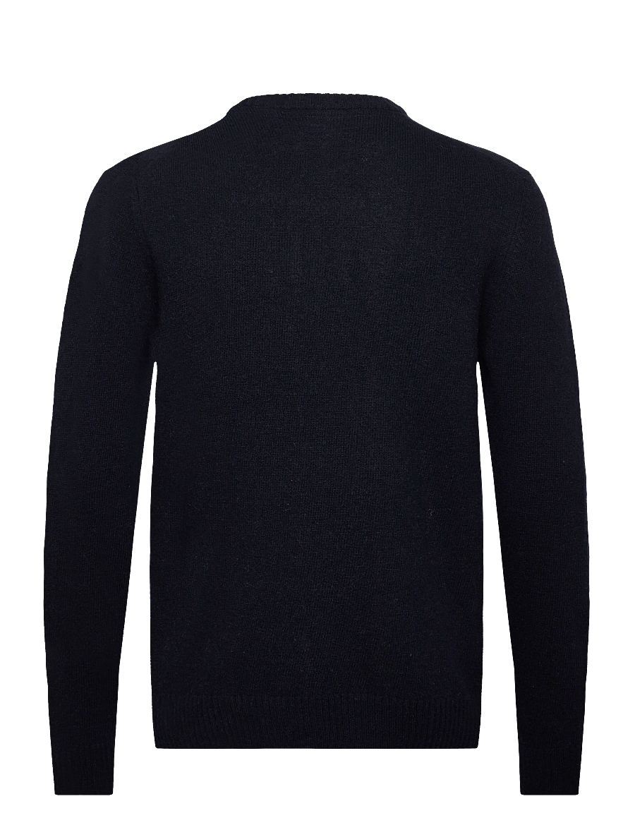 Lindbergh - Lambswool o-neck knit - Ümmarguse kaelusega kudumid - navy - 1