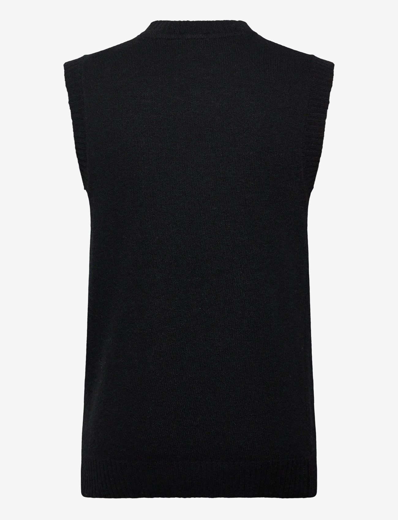 Lindbergh - Lambswool v-neck slipover - sügisesed riided - black - 1