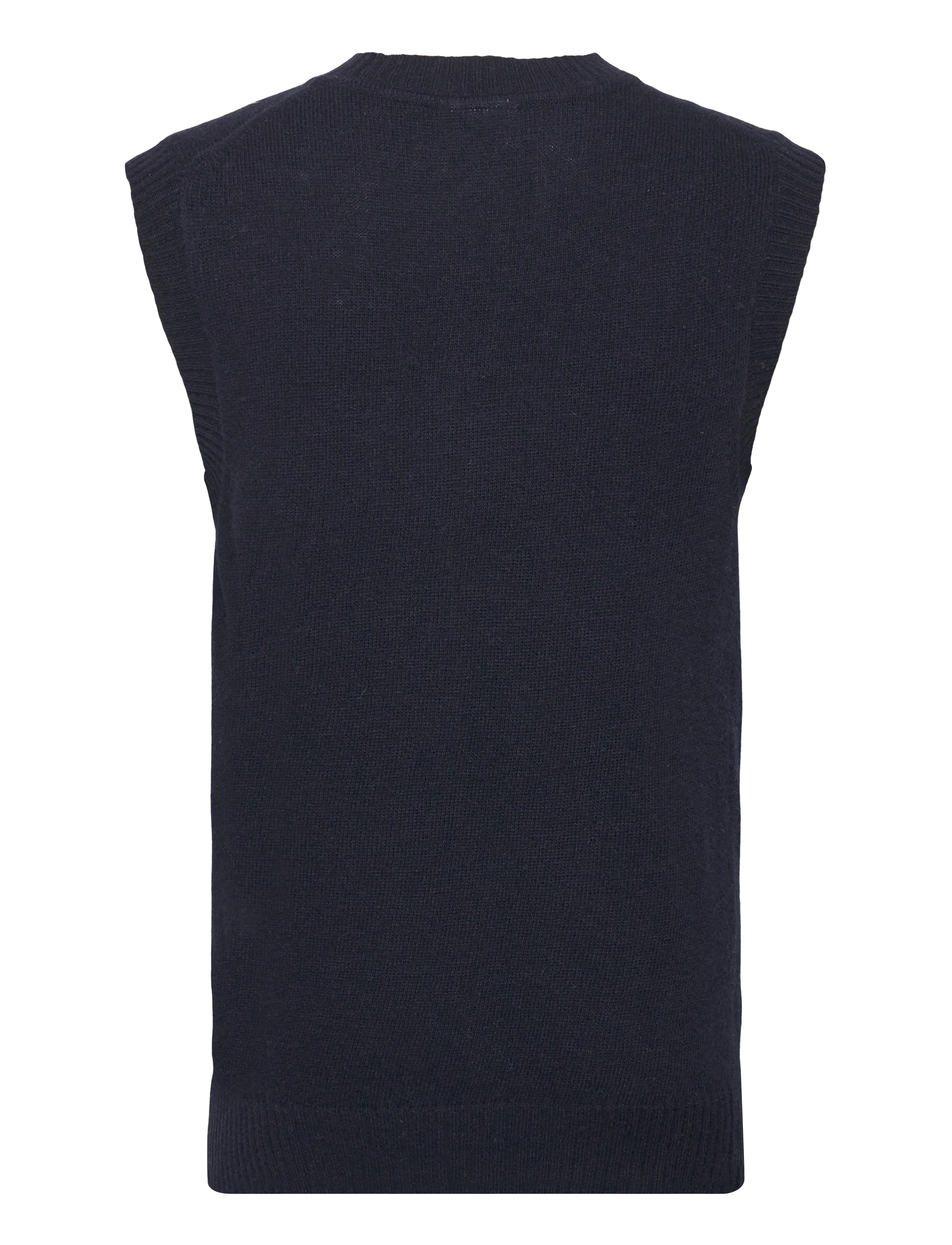Lindbergh - Lambswool v-neck slipover - stickat - navy - 2