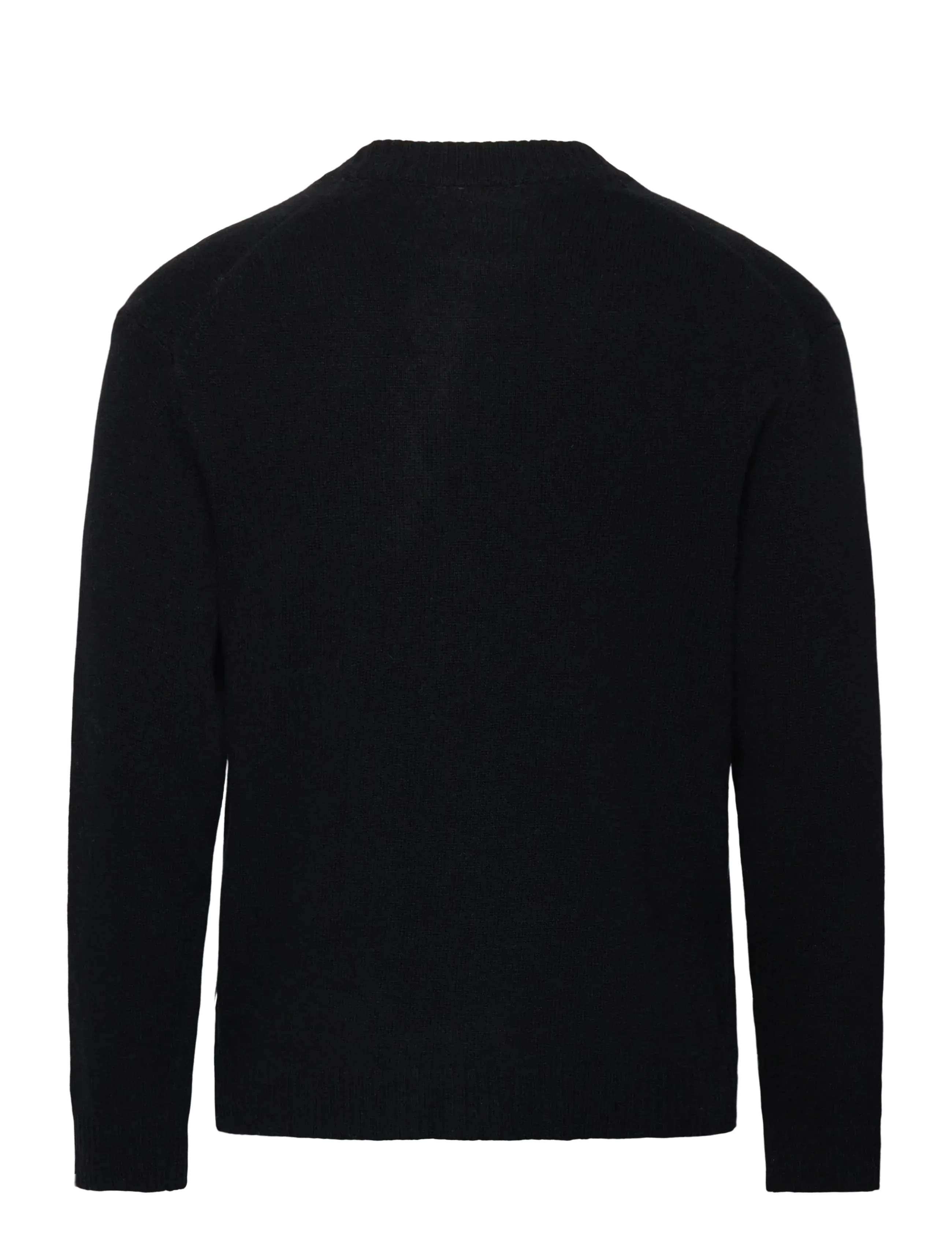 Lindbergh - Lambswool  button cardigan - cardigans - black - 1