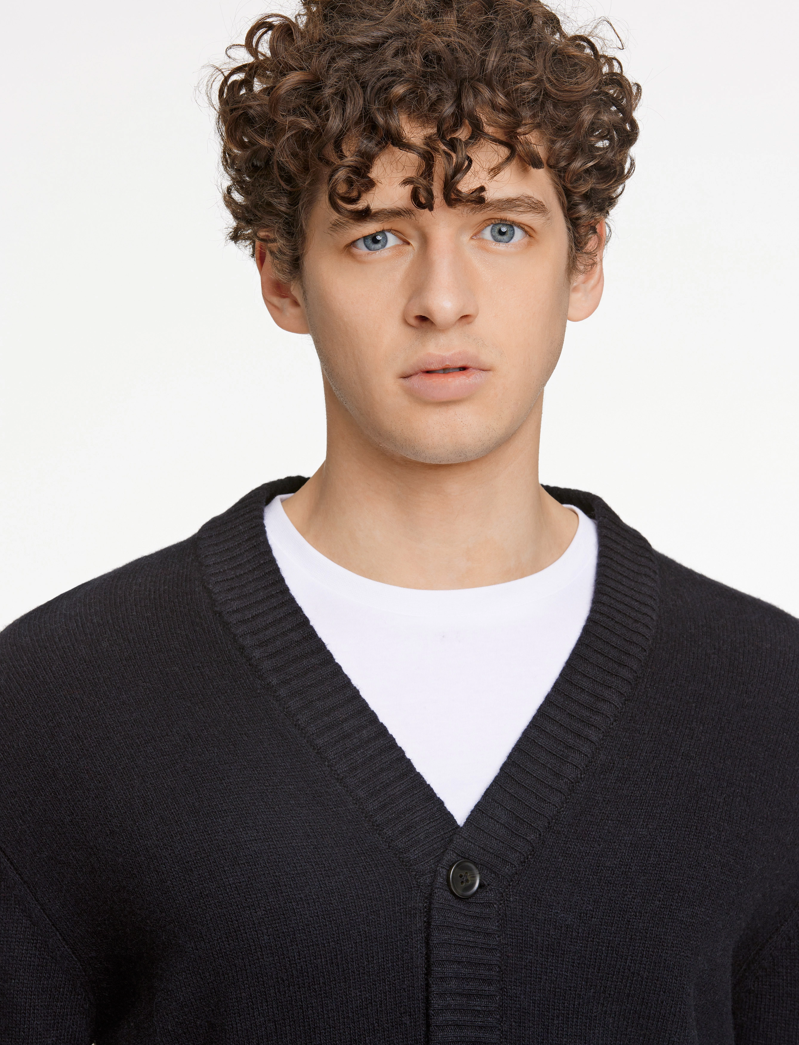 Lindbergh Lambswool Button Cardigan herr – bild 4