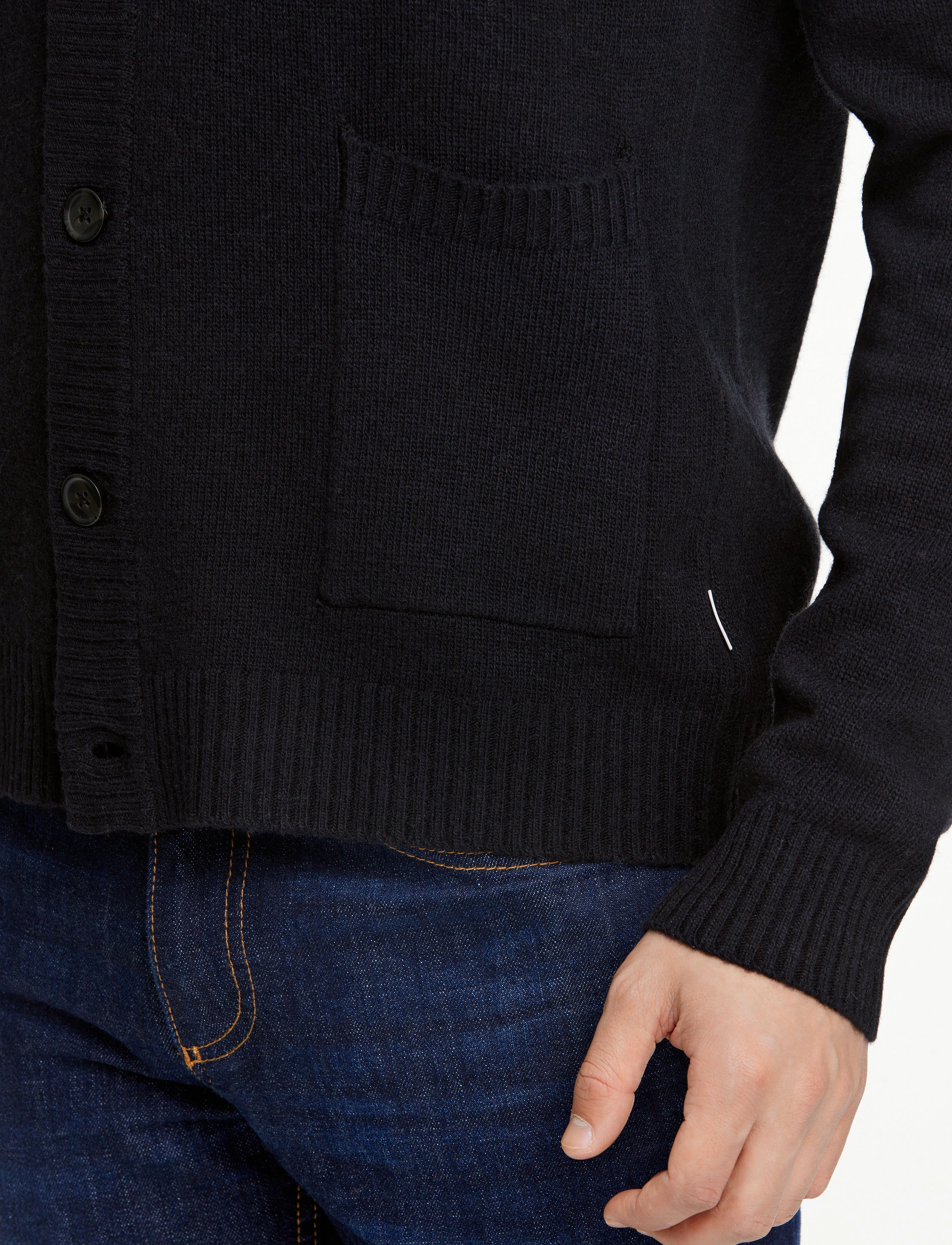 Lindbergh Lambswool Button Cardigan herr – bild 5