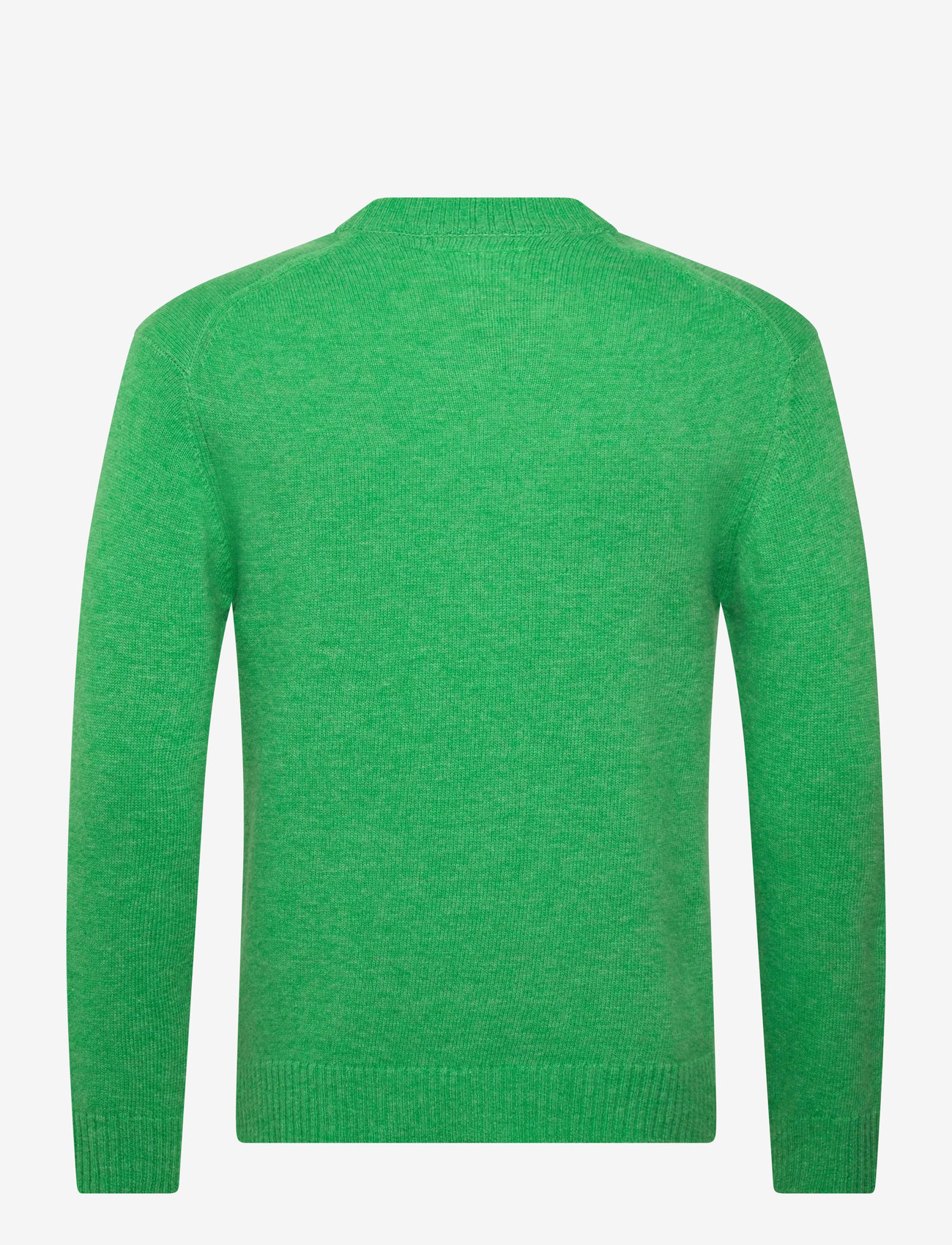 Lindbergh - Lambswool  button cardigan - neuletakit - bright green mel - 1