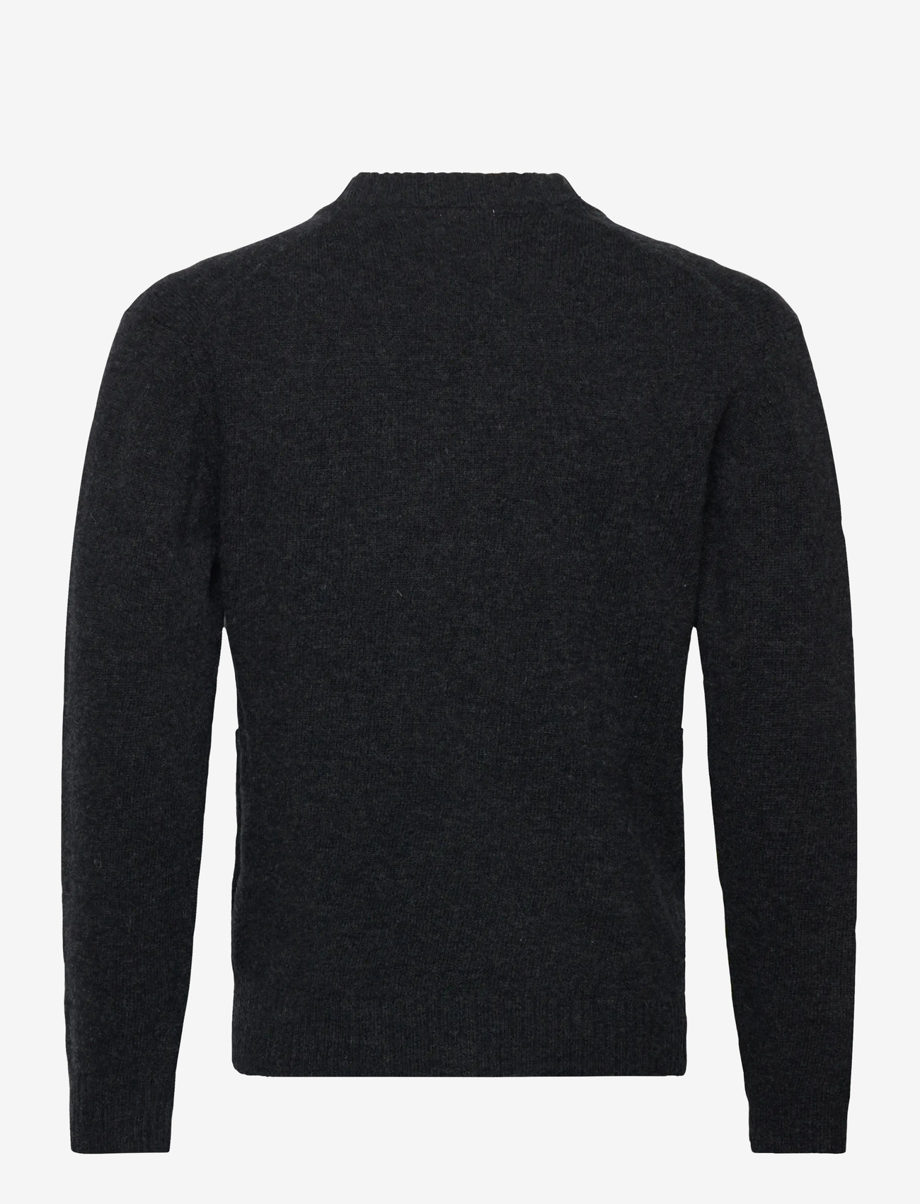 Lindbergh - Lambswool  button cardigan - koftor - charcoal mel - 2