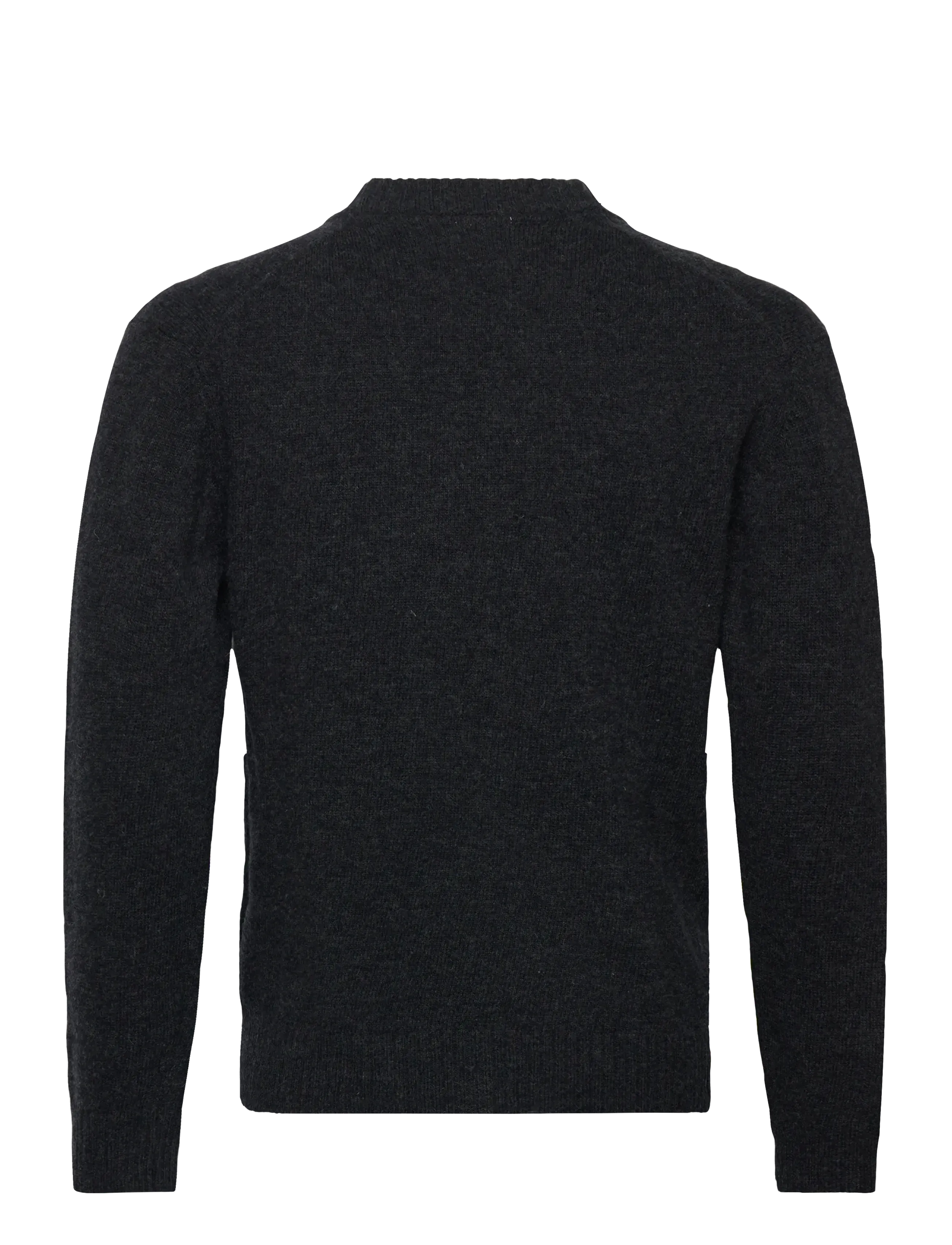 Lindbergh - Lambswool  button cardigan - koftor - charcoal mel - 2