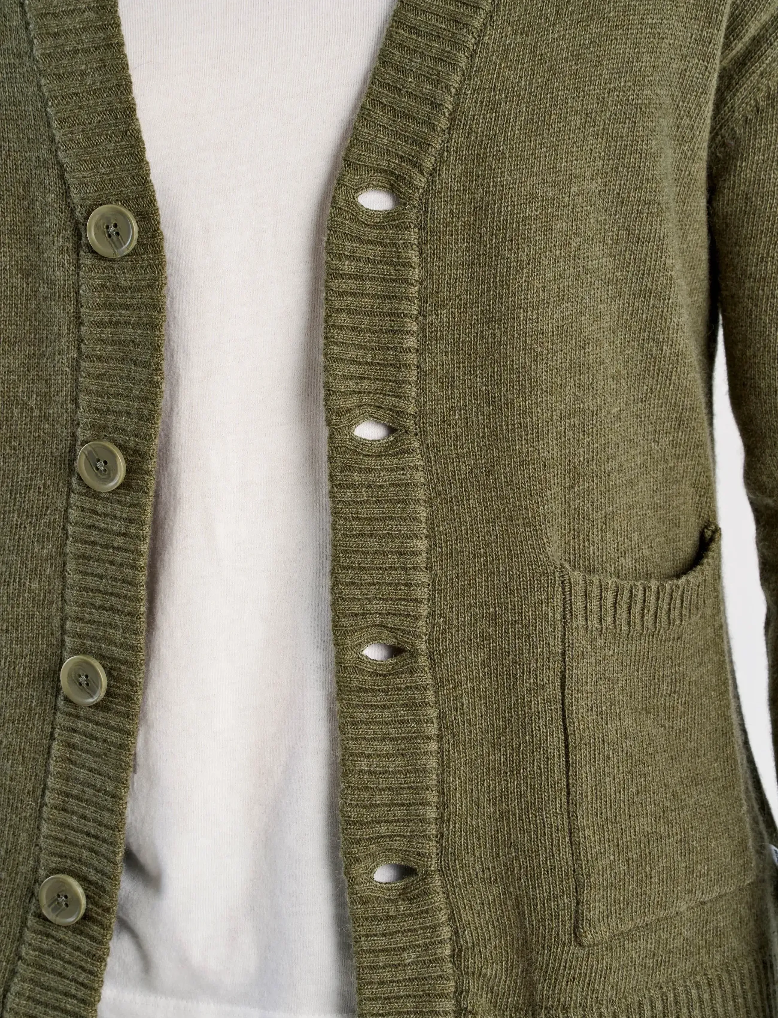 Lindbergh Lambswool Button Cardigan herr – bild 5