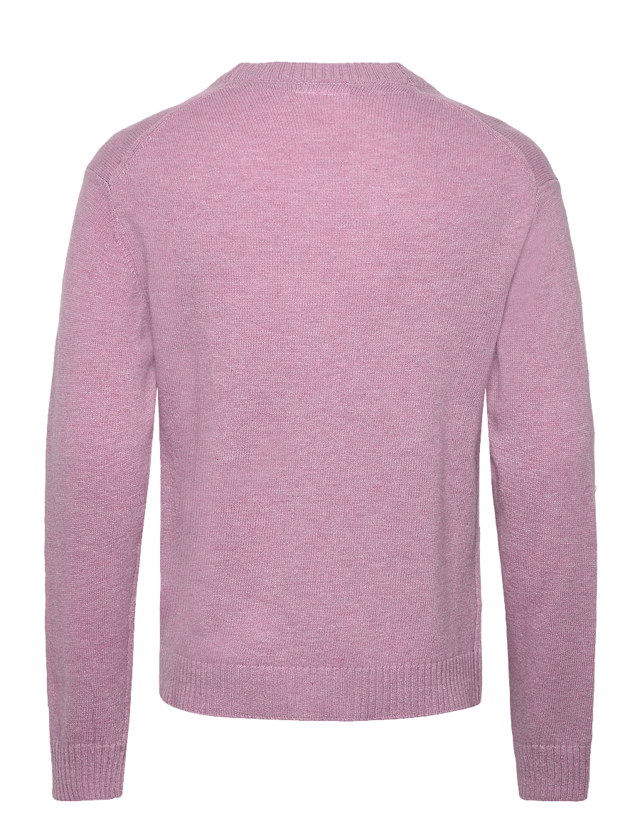Lindbergh - Lambswool button cardigan - strickjacken - lavender mel - 1