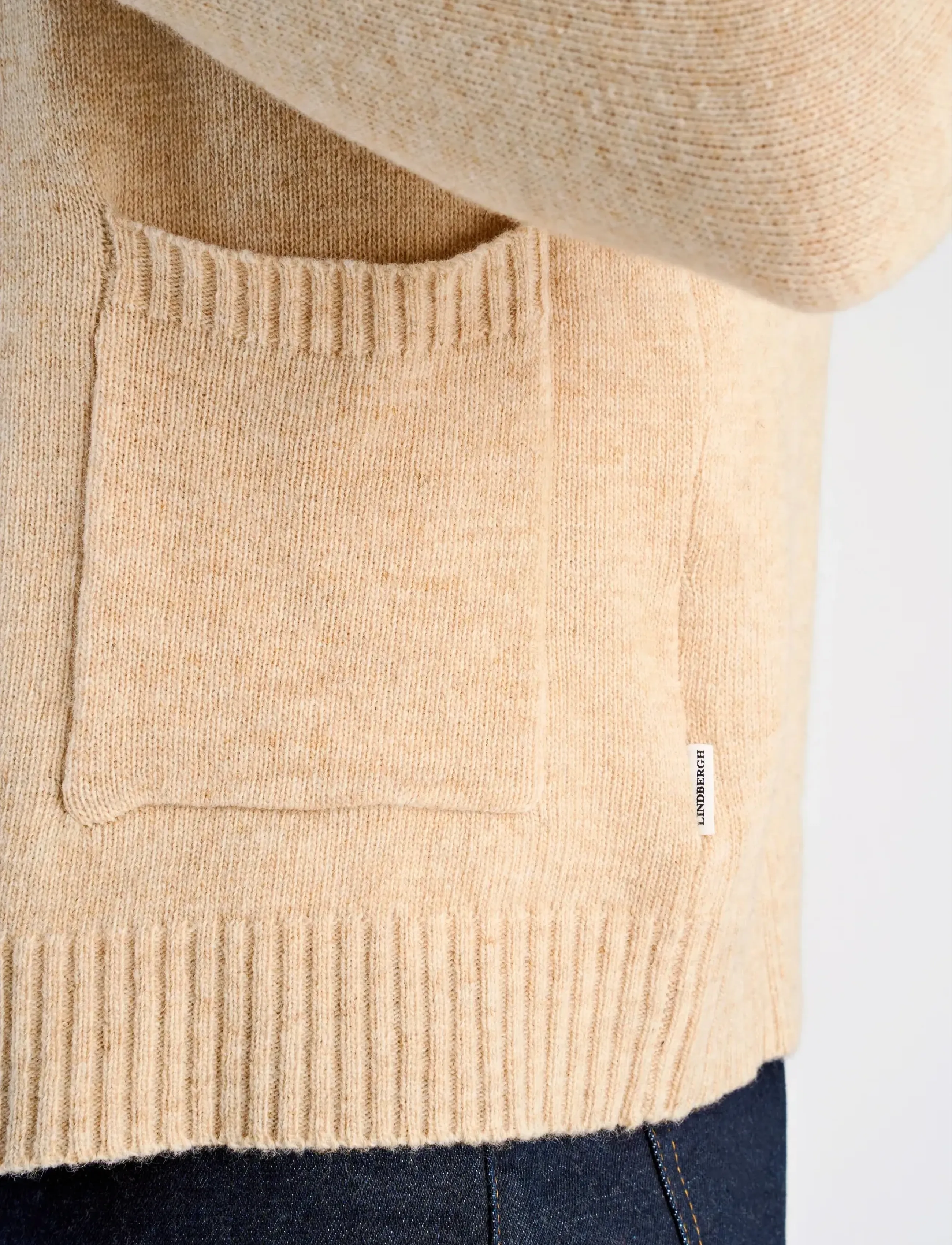 Lindbergh Lambswool Button Cardigan herr – bild 5
