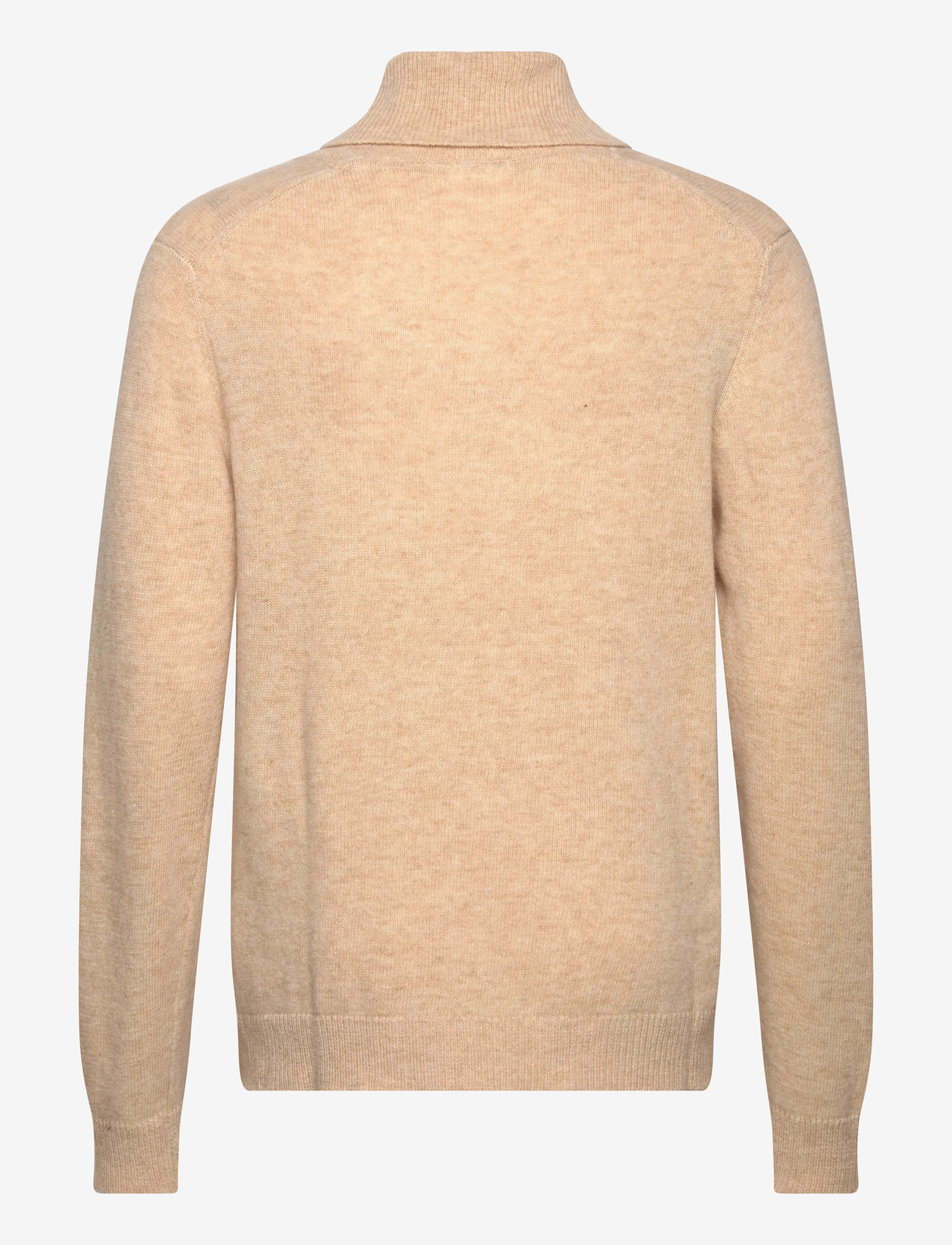 Lindbergh - Lambswool L/S shawl collar knit - v-kaelusega kudumid - lt sand mel - 1