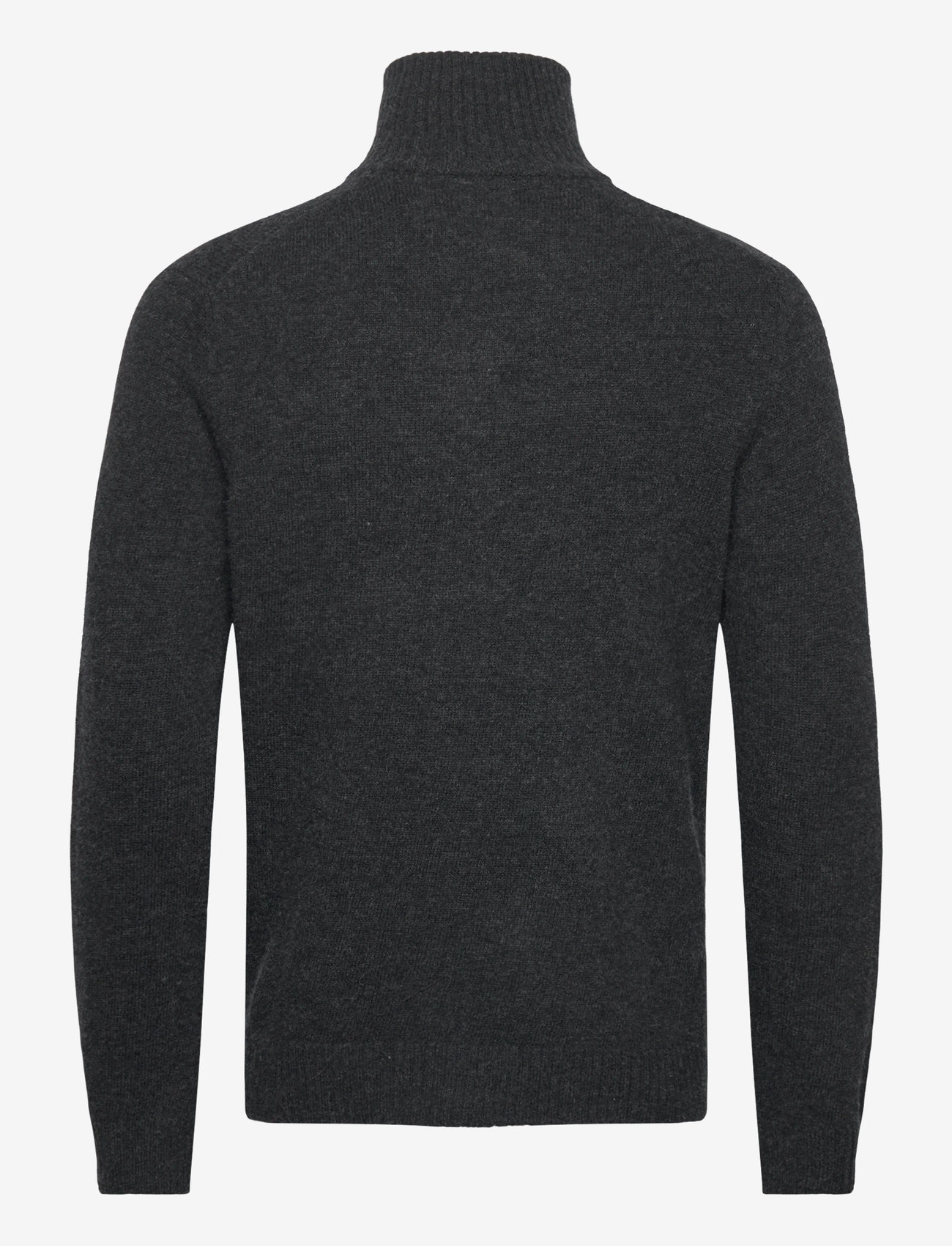 Lindbergh - Lambswool half zip knit oversize co - pullover mit halbem reißverschluss - charcoal mel - 2