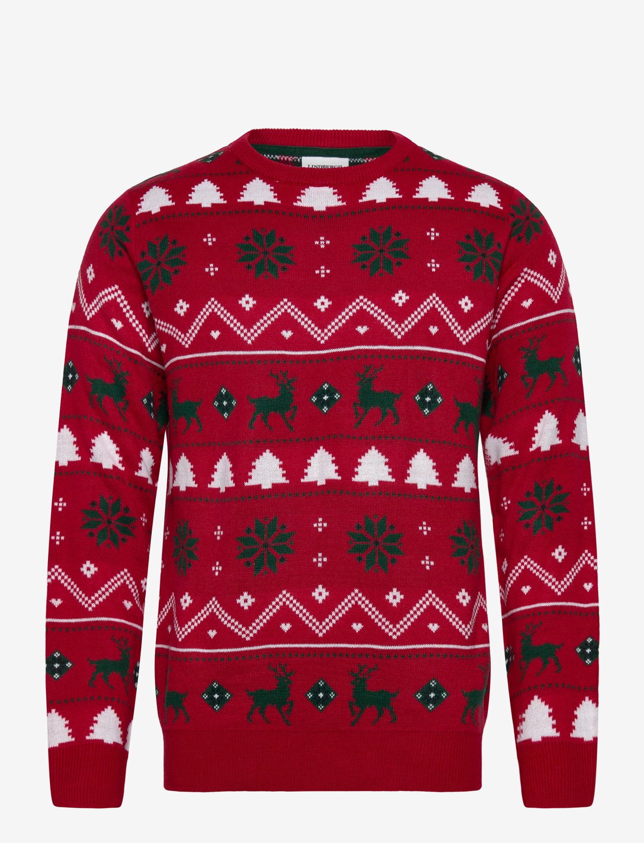 Lindbergh - Christmas knit - basic-strickmode - red - 0