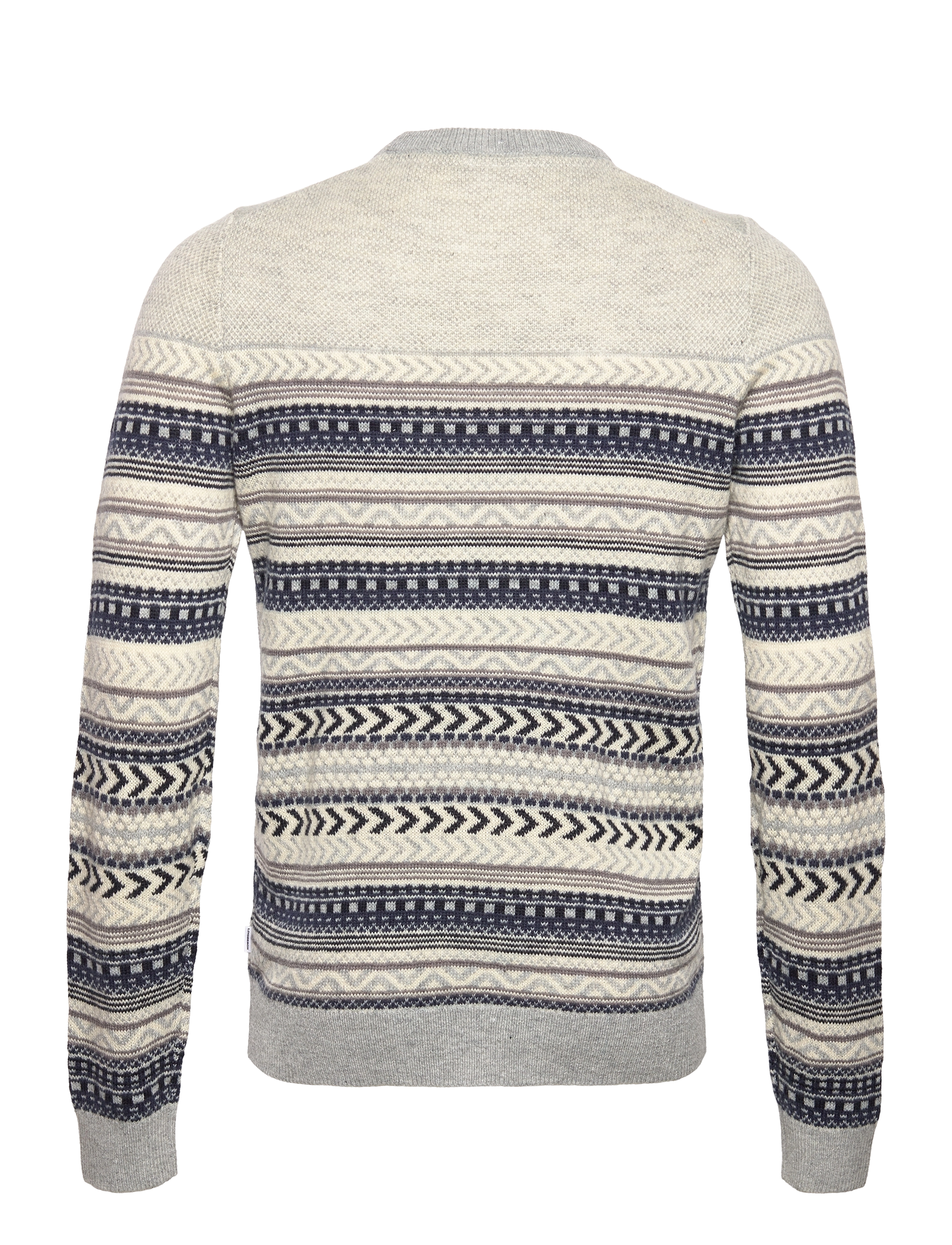 Lindbergh - Jacquard knit - grey mel - 1