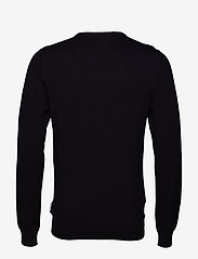 Lindbergh - Melange round neck knit - nordisk style - black - 2