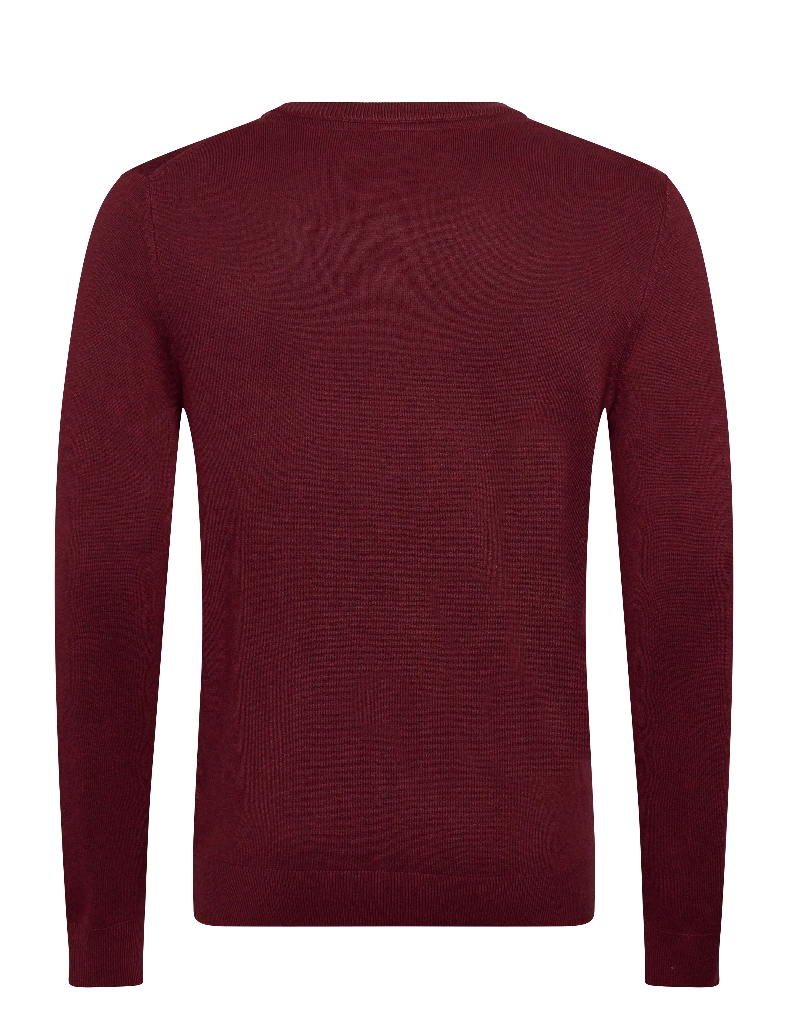 Lindbergh - Ecovero L/S o-neck knit - strickmode - cherry mel - 1
