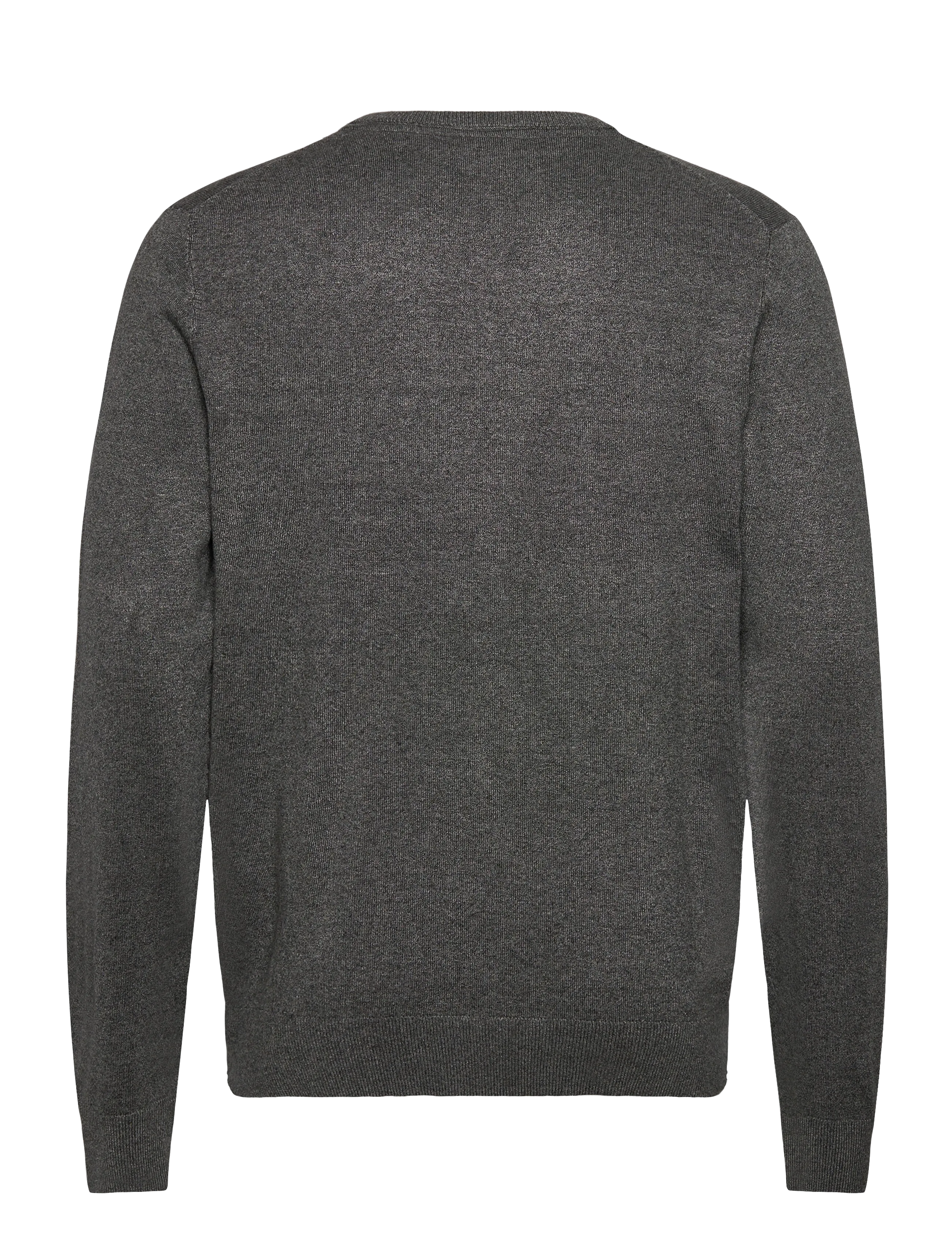 Lindbergh - Ecovero L/S o-neck knit - rundhalsad - dk army blend - 1