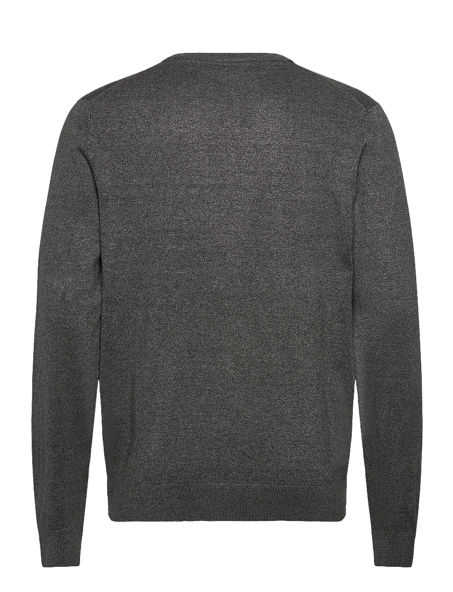 Lindbergh - Ecovero L/S o-neck knit - rund hals - dk army blend - 2