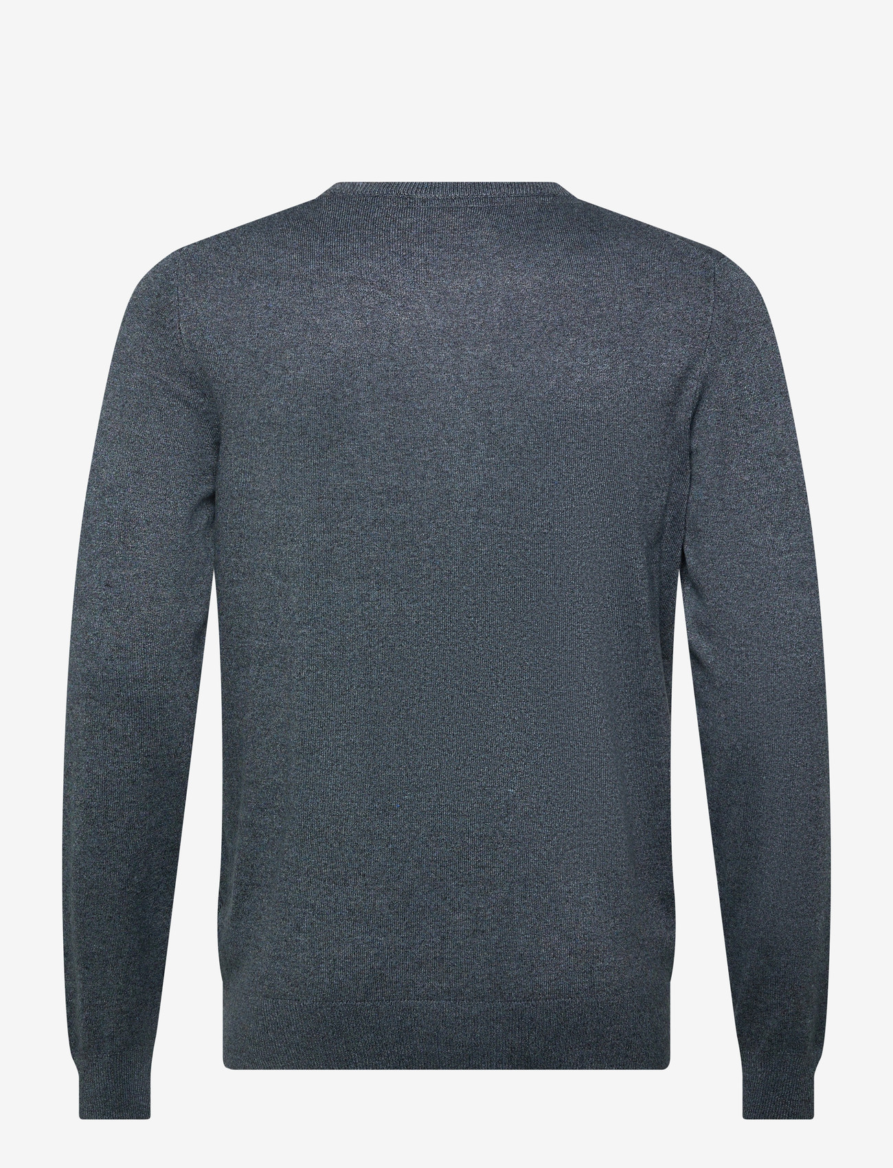 Lindbergh - Ecovero L/S o-neck knit - rundhalsad - dk blue blend - 1