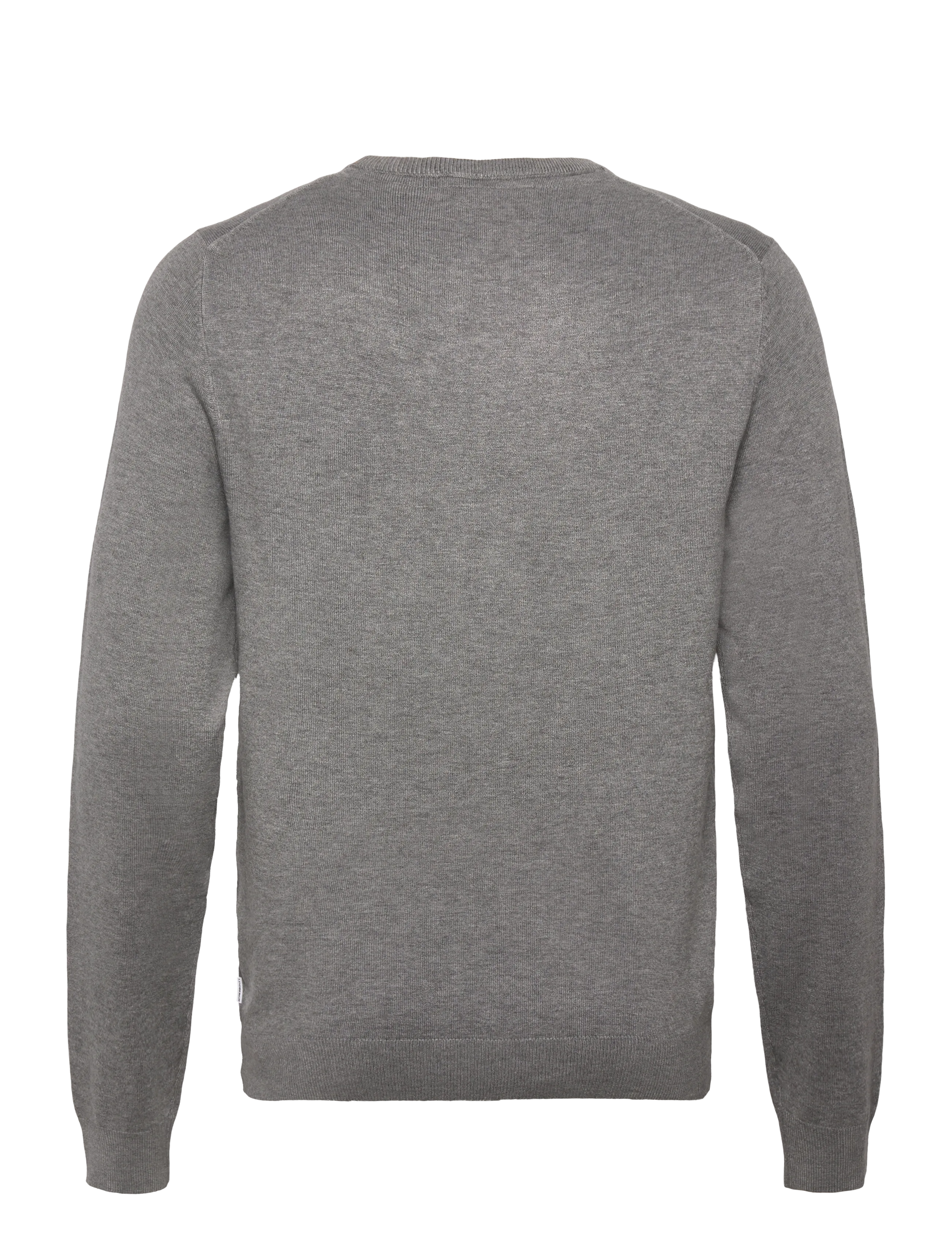 Lindbergh - Ecovero L/S o-neck knit - rundhals - grey stone mix - 2