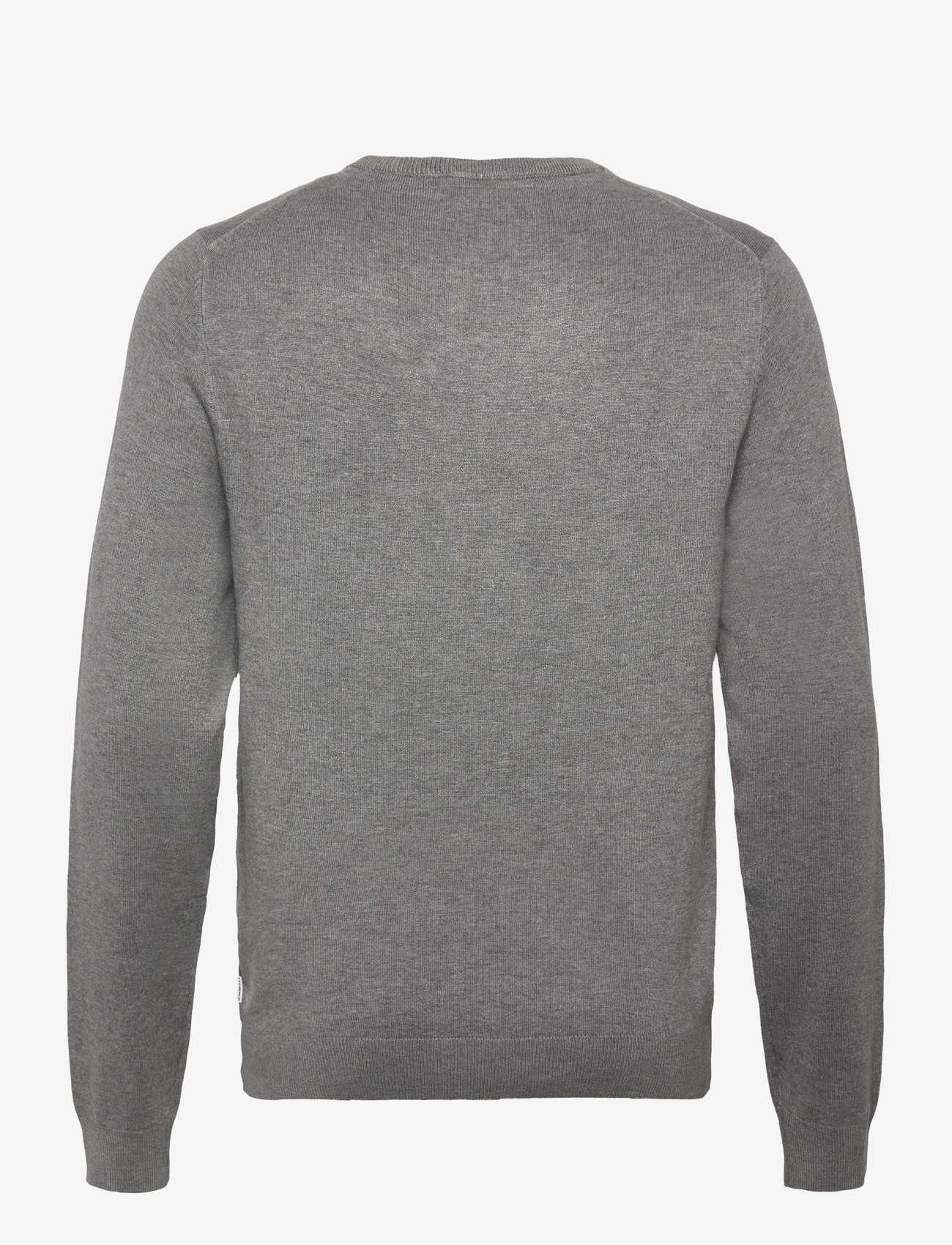 Lindbergh - Ecovero L/S o-neck knit - rundhalsad - grey stone mix - 1