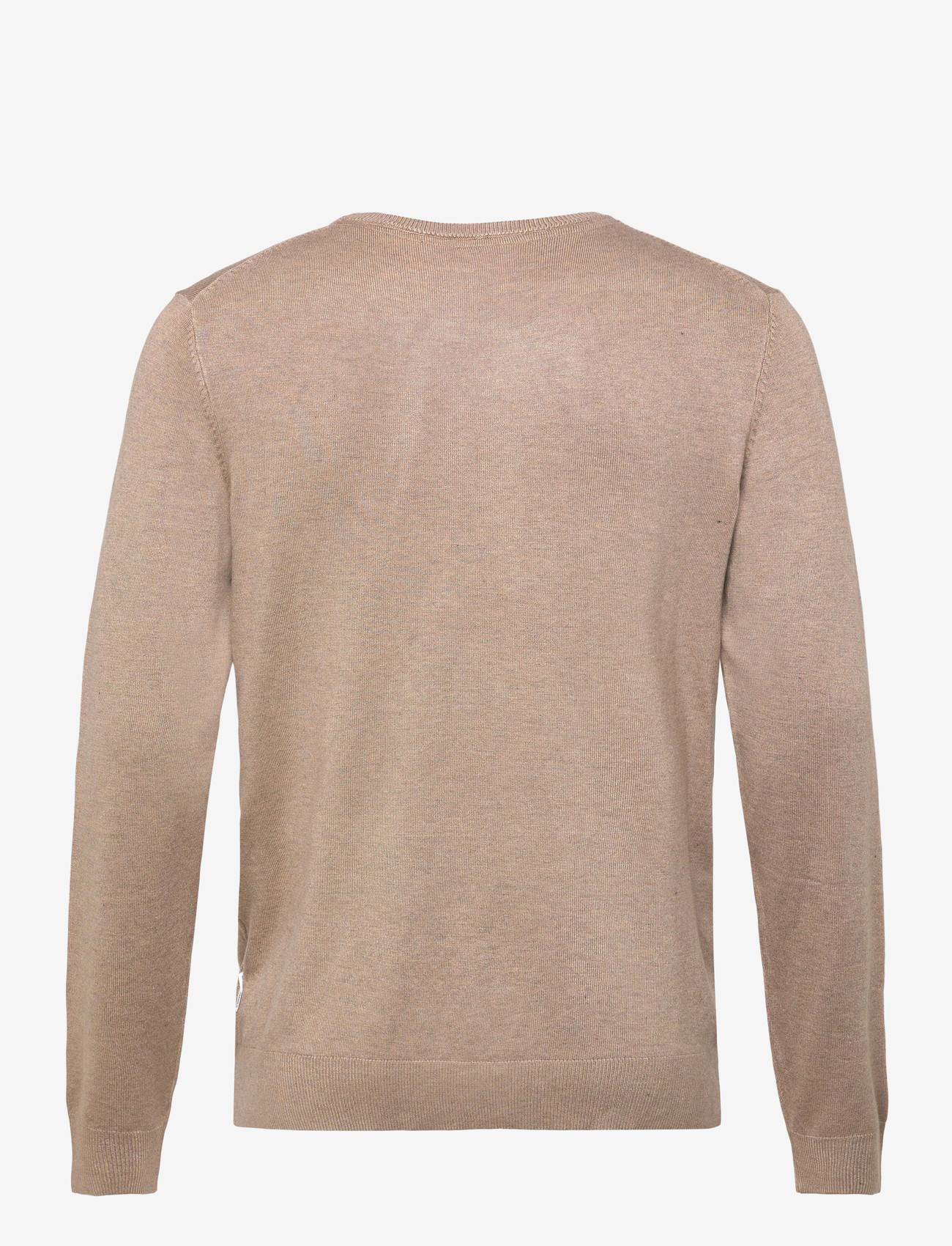 Lindbergh - Ecovero L/S o-neck knit - rundhals - sand mel - 1