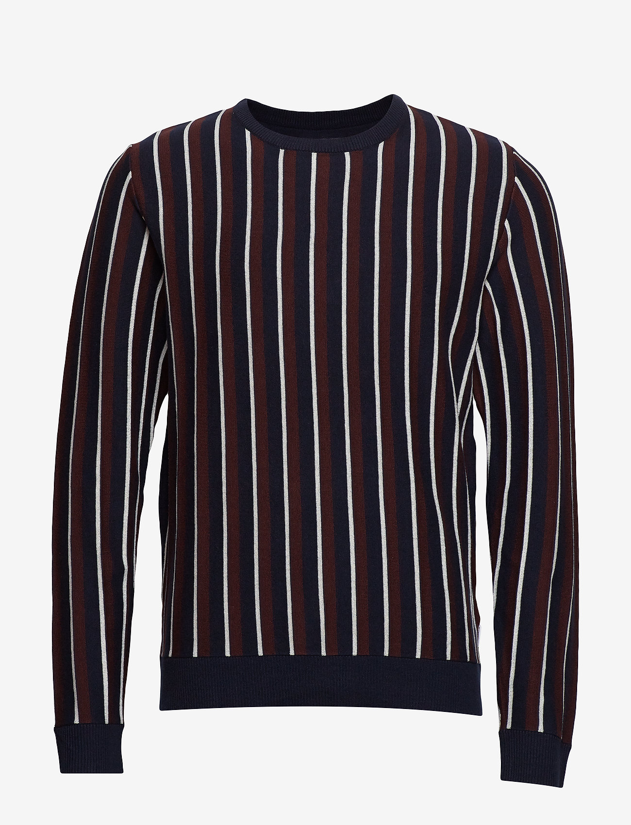 Lindbergh - Vertical stripe knit - dk blue - 0