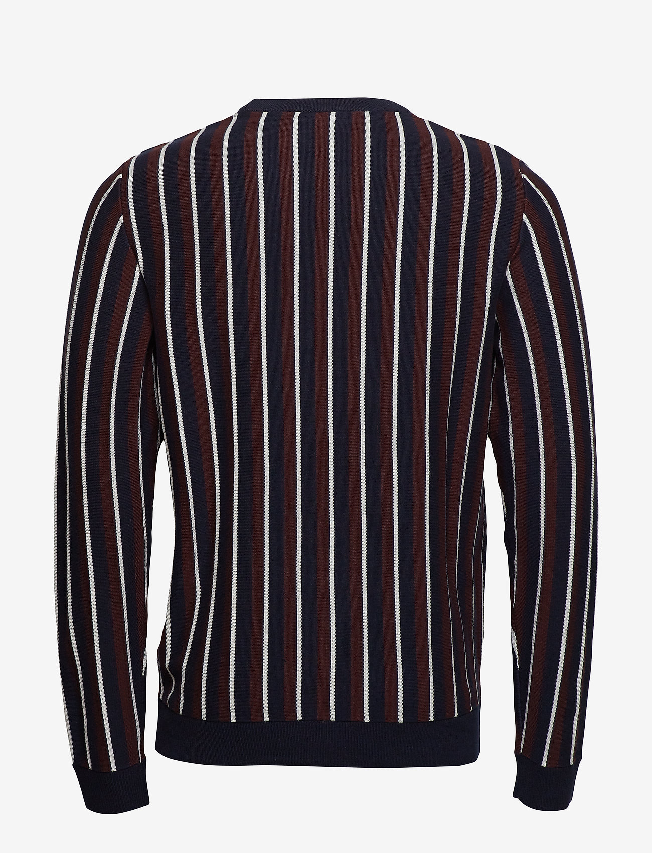 Lindbergh - Vertical stripe knit - dk blue - 2