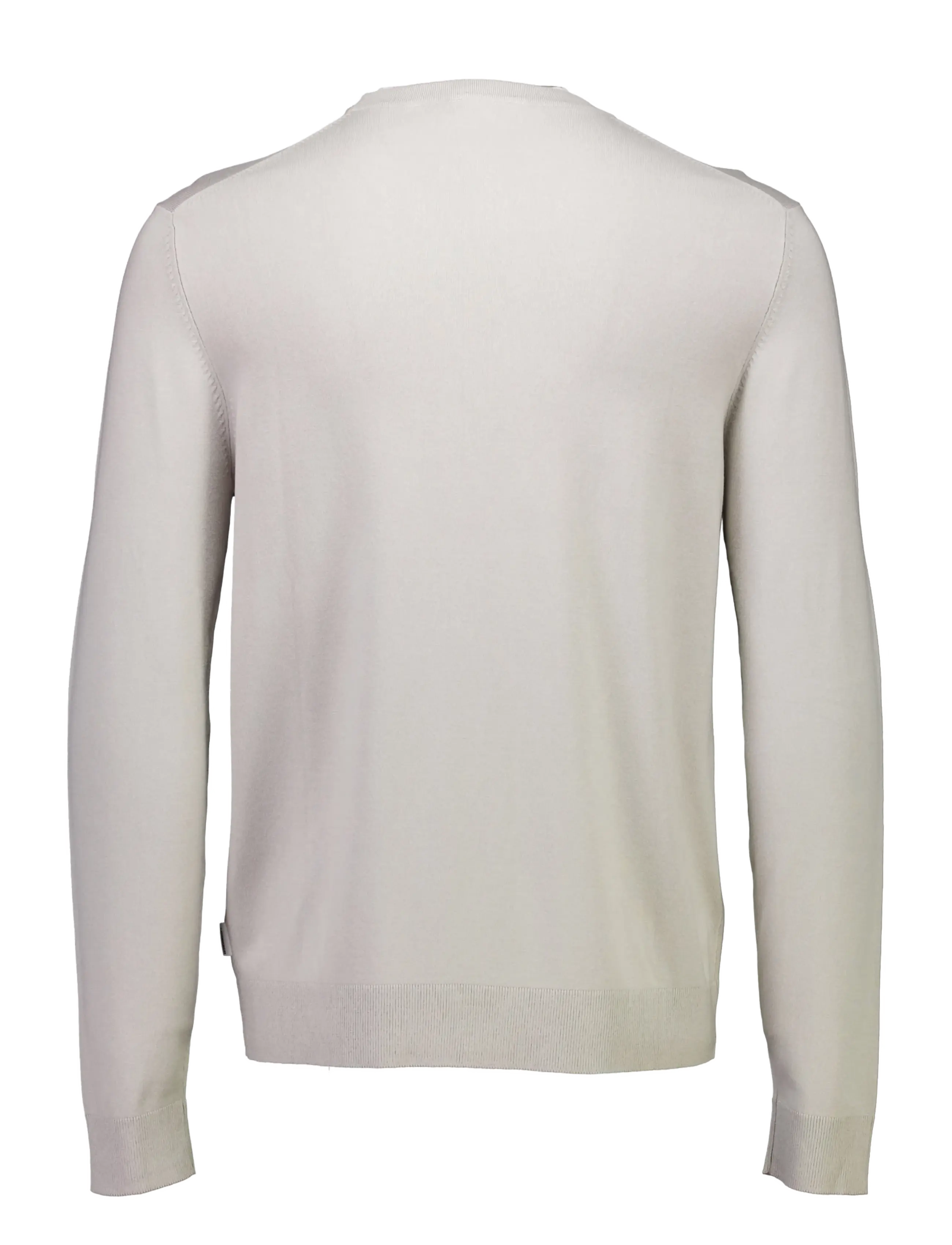 Lindbergh - Soft viscose blend o-neck knit - round necks - lt stone - 2