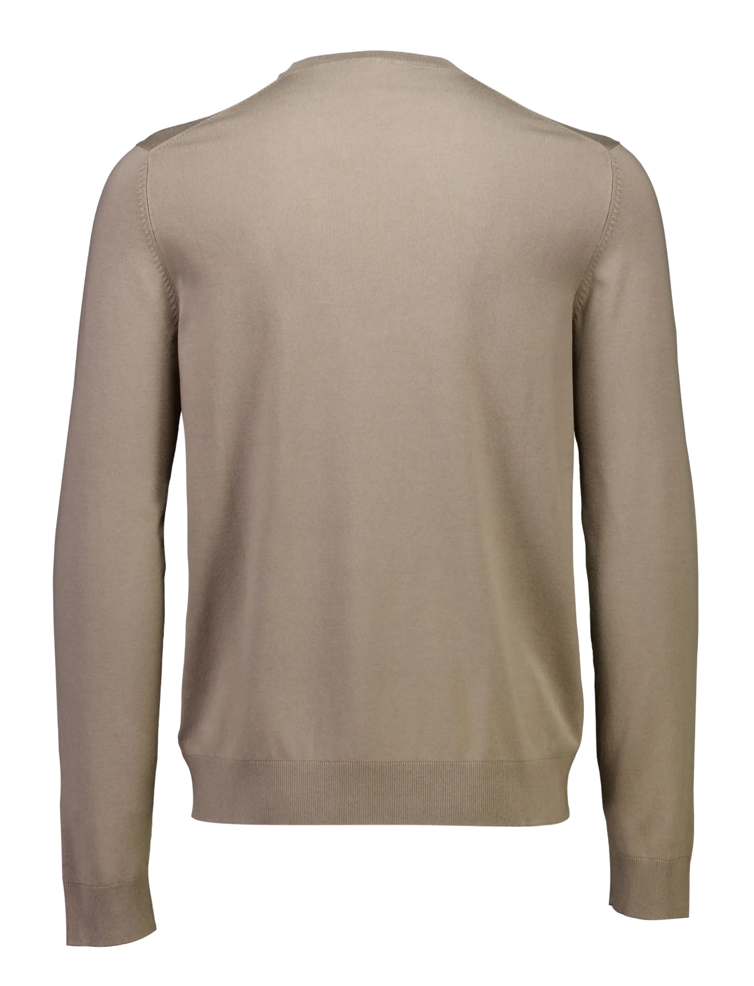Lindbergh - Soft viscose blend o-neck knit - round necks - stone - 2