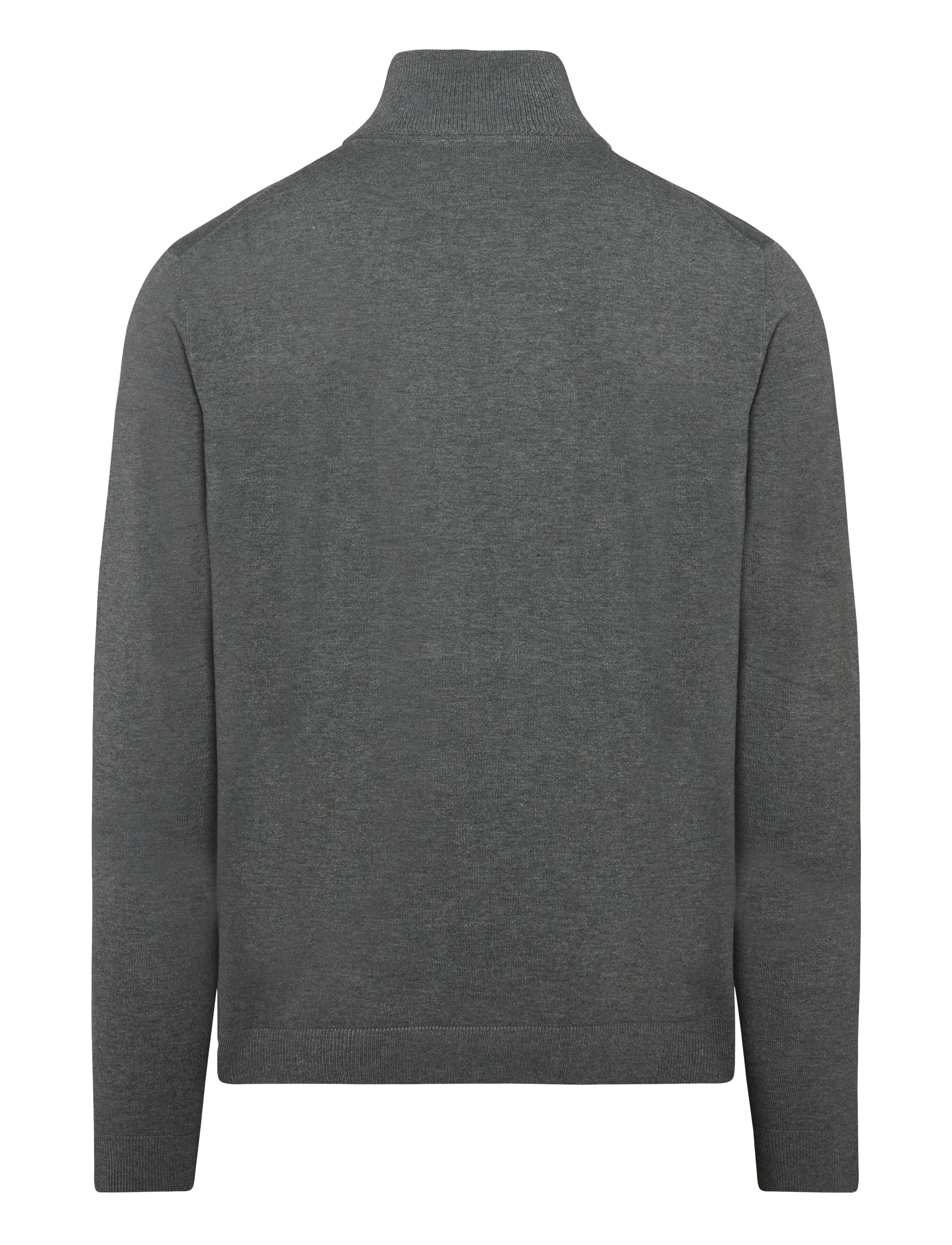 Lindbergh - Soft viscose blend roll-neck sweate - rollkragenpullover - grey mel - 1