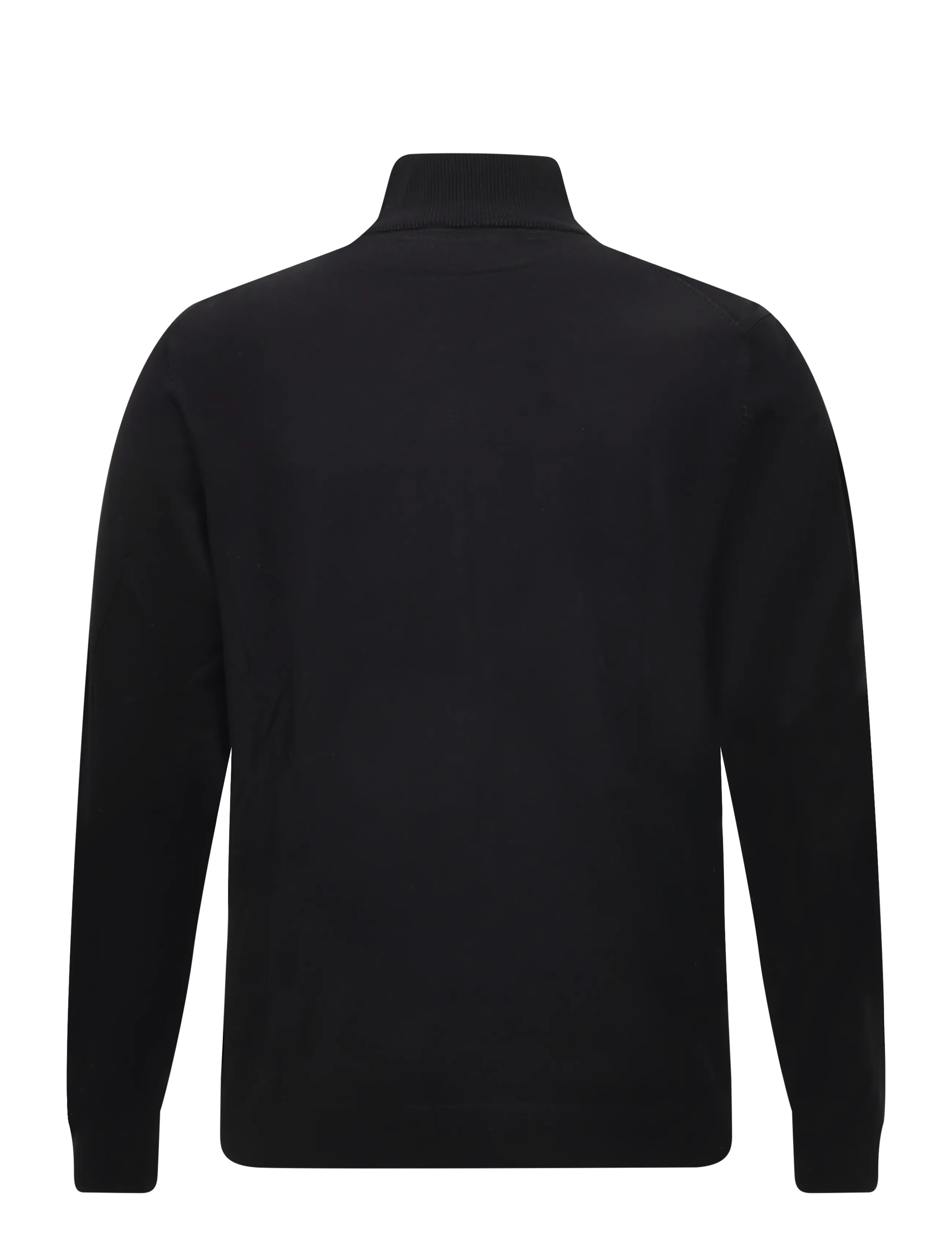 Lindbergh - Soft viscose blend zip through card - lukuga džemprid - black - 1