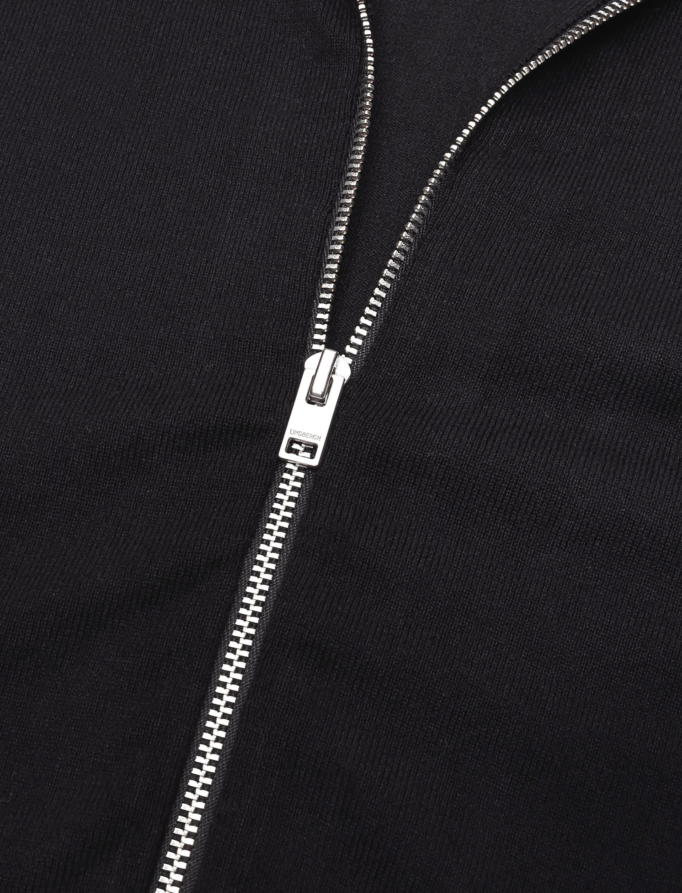 Lindbergh - Soft viscose blend zip through card - lukuga džemprid - black - 3