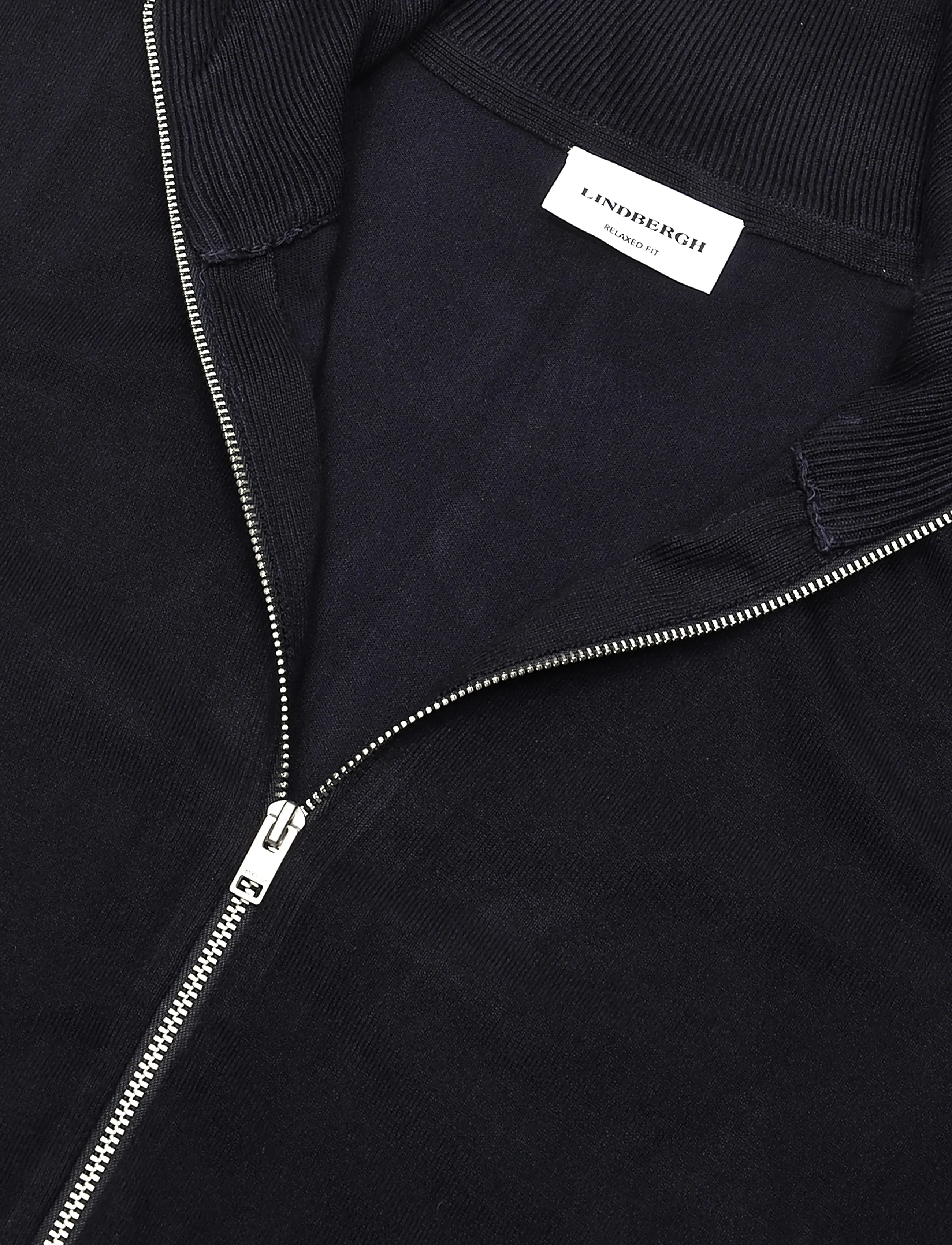 Lindbergh - Soft viscose blend zip through card - lukuga džemprid - navy blue - 2