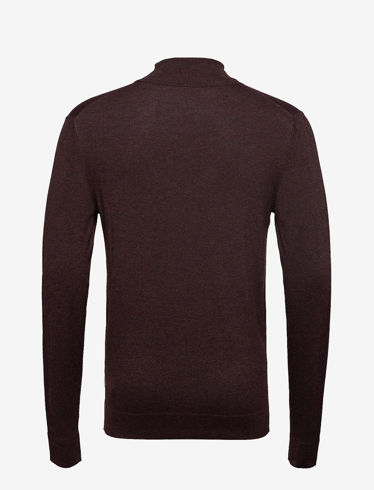 Lindbergh - Roll neck knit - dk bordeaux mel - 1