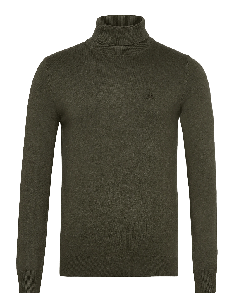 Lindbergh - Mélange roll neck knit - kõrge kaelusega džemprid - army mel - 1