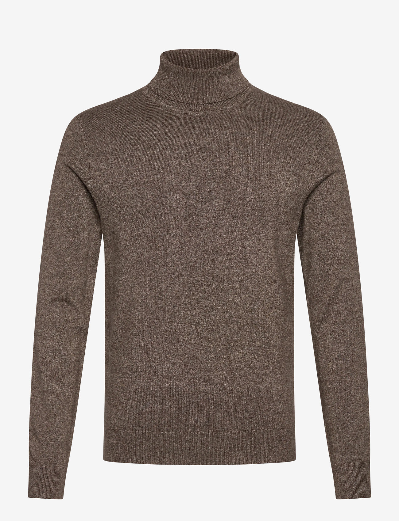 Lindbergh - Mélange roll neck knit - rollkragen - brown blend - 1