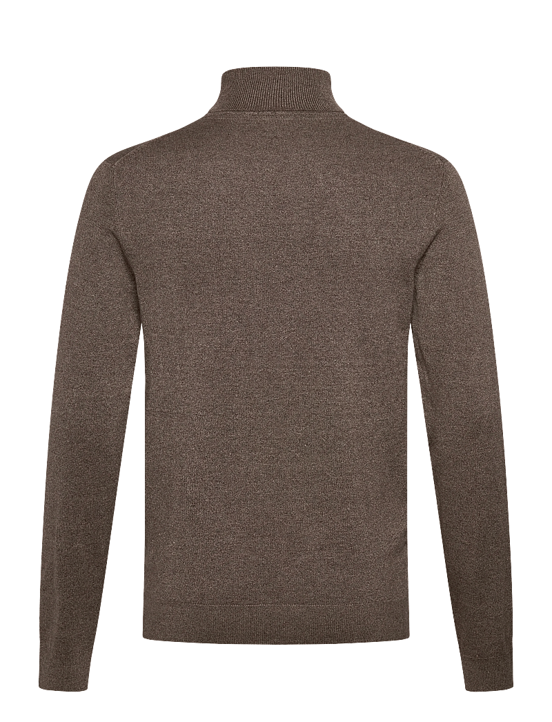 Lindbergh - Mélange roll neck knit - rollkragen - brown blend - 2