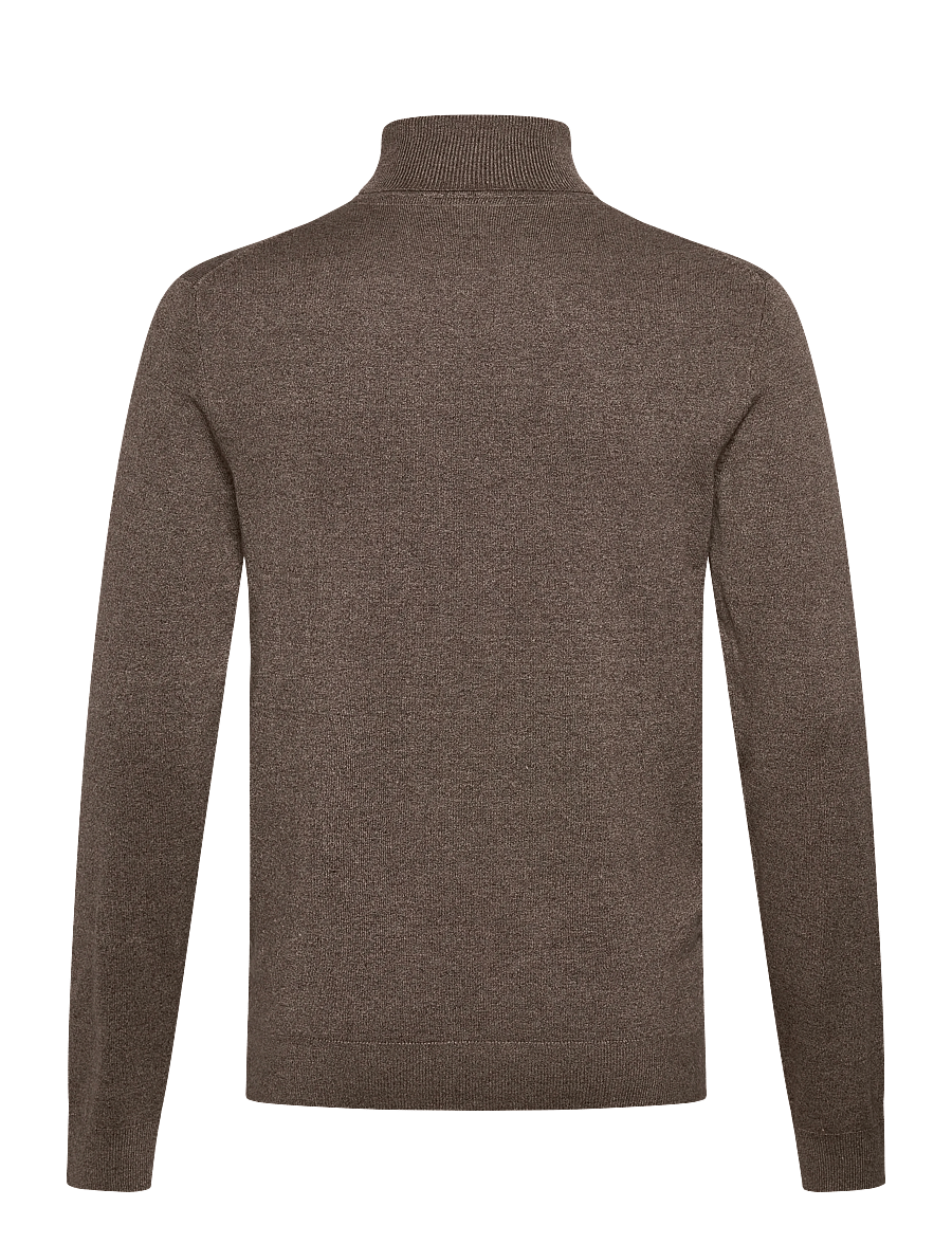 Lindbergh - Mélange roll neck knit - kõrge kaelusega - brown blend - 2