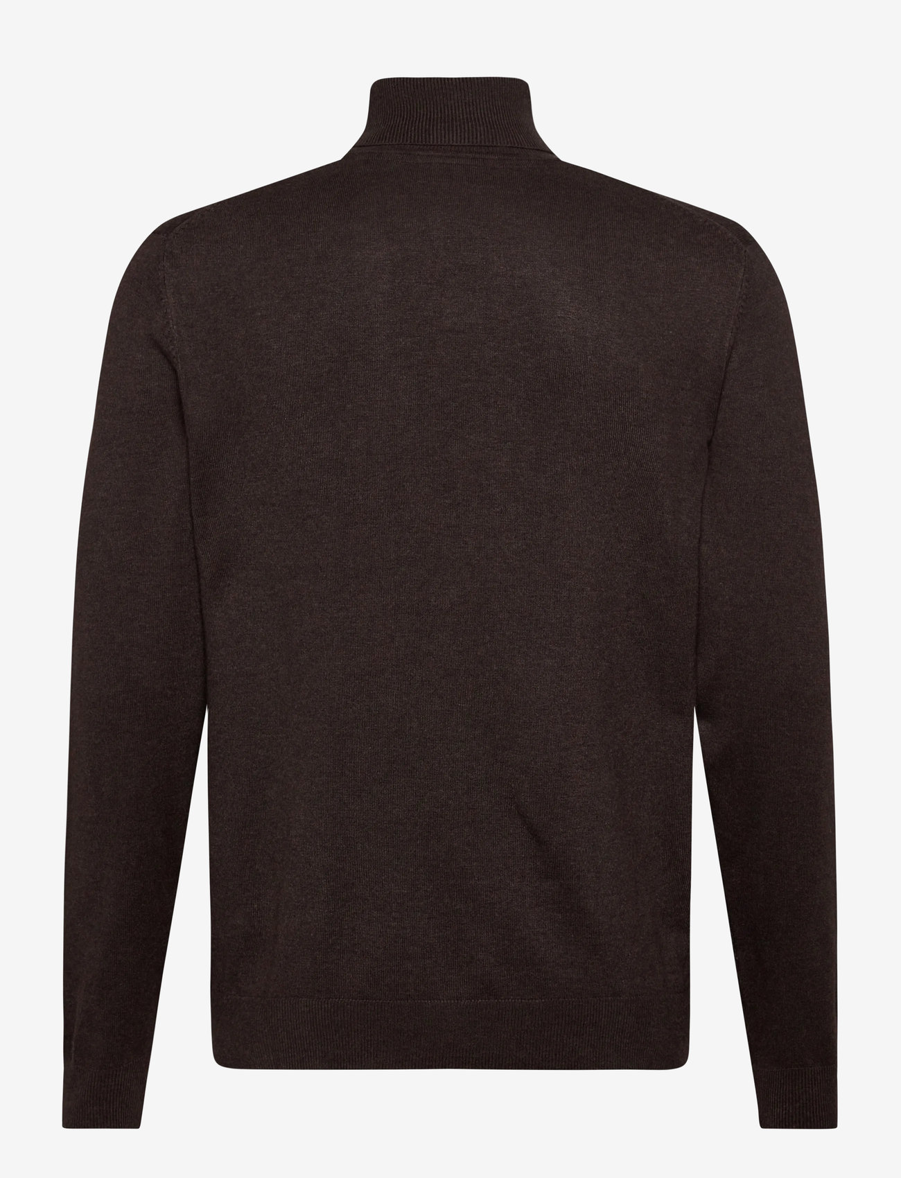 Lindbergh - Ecovero L/S roll neck knit - polokrage - dk brown mel - 2