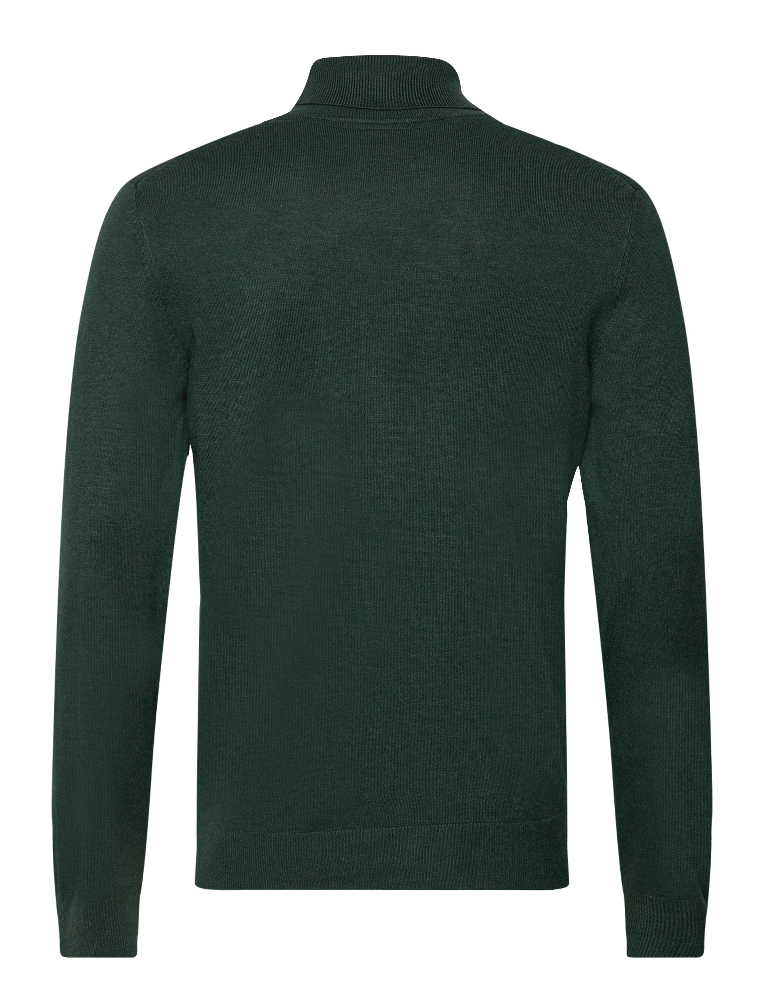 Lindbergh - Mélange roll neck knit - rullekraver - dk green mel - 1