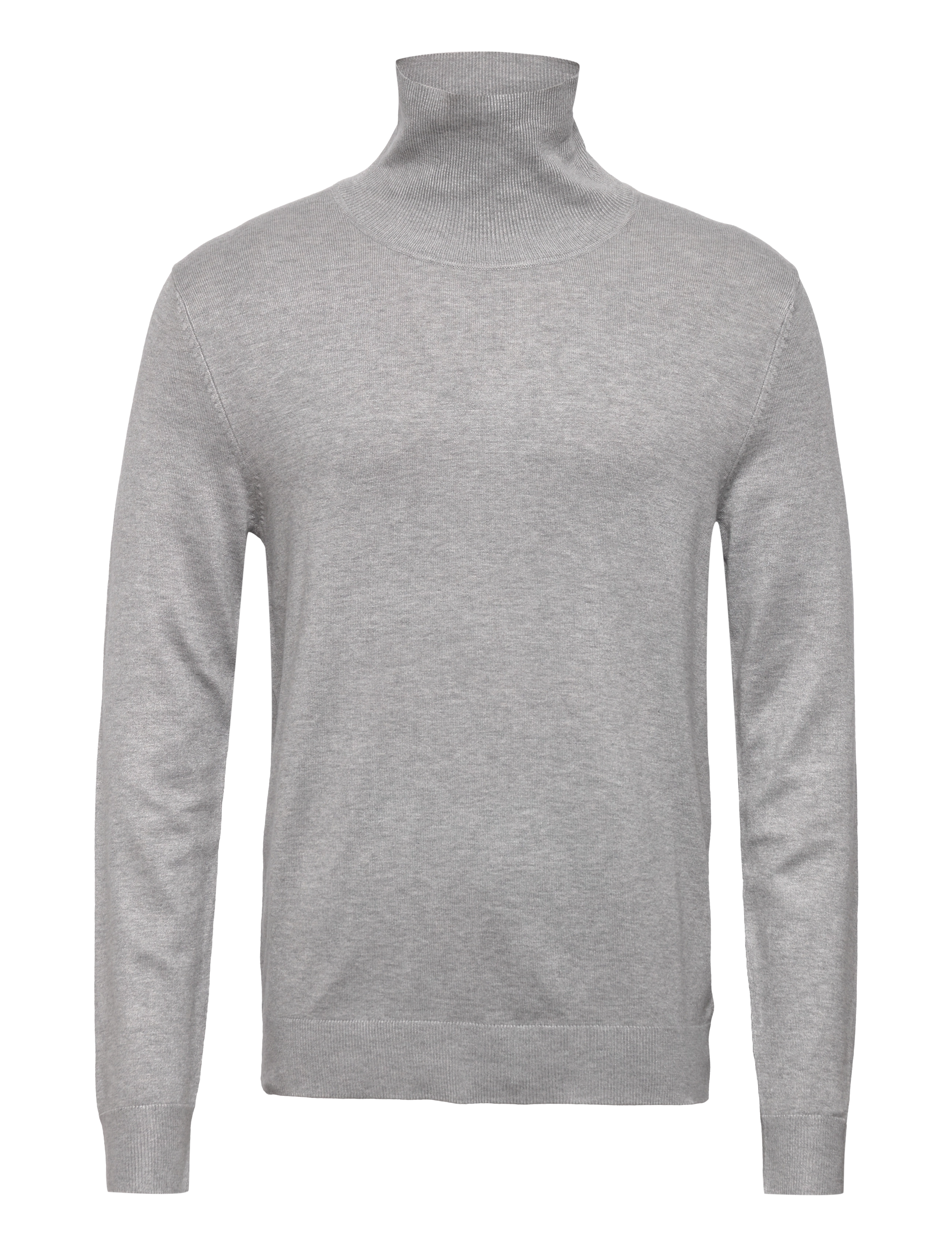 Lindbergh - Mélange roll neck knit - rullekraver - grey mel - 1