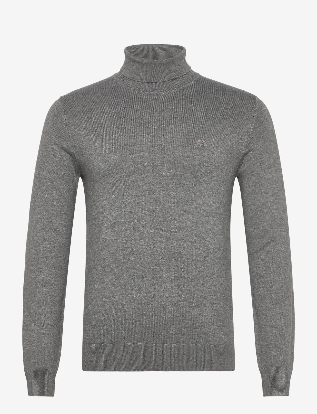 Lindbergh - Ecovero L/S roll neck knit - polokrage - grey stone mix - 1