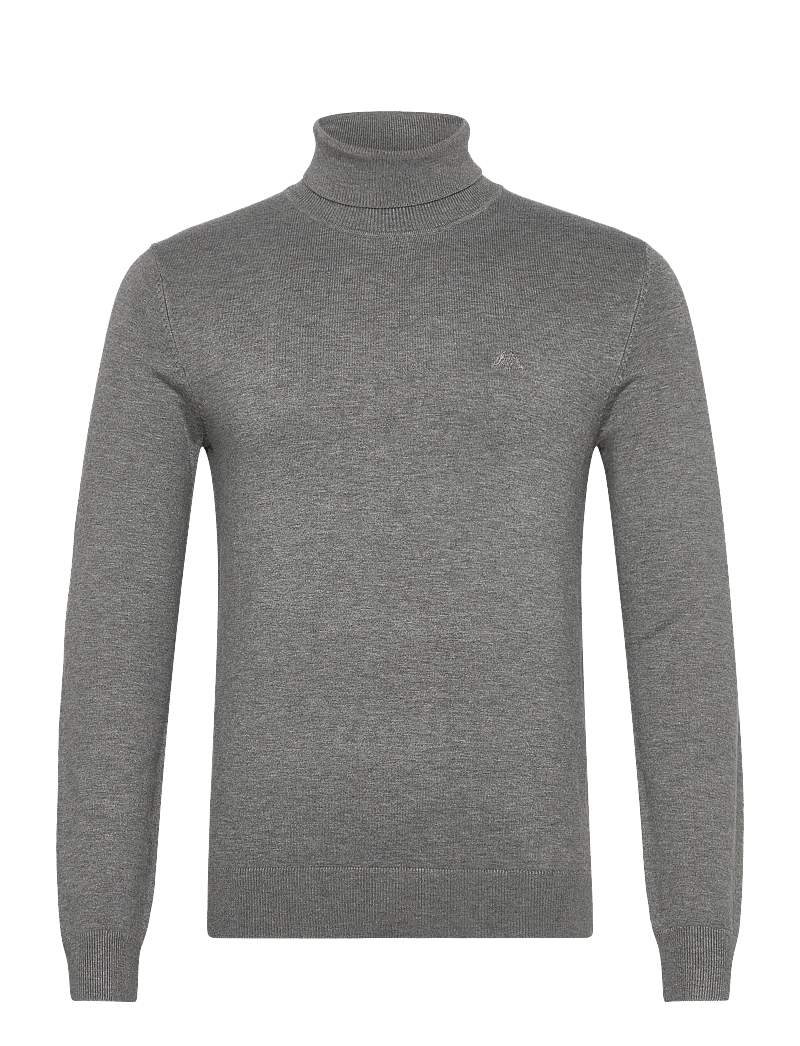 Lindbergh - Ecovero L/S roll neck knit - polokrage - grey stone mix - 1