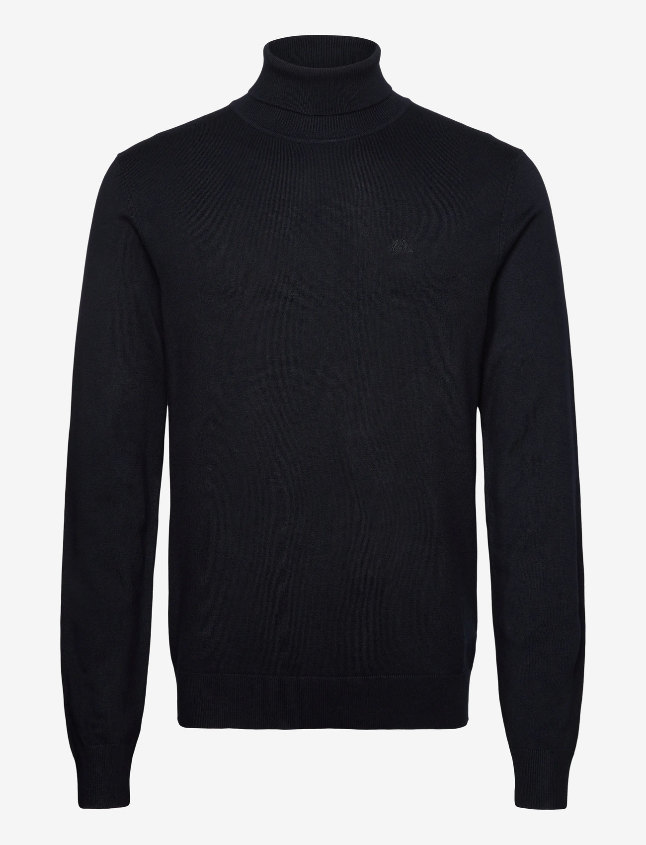 Lindbergh - Ecovero L/S roll neck knit - turtlenecks - navy - 1