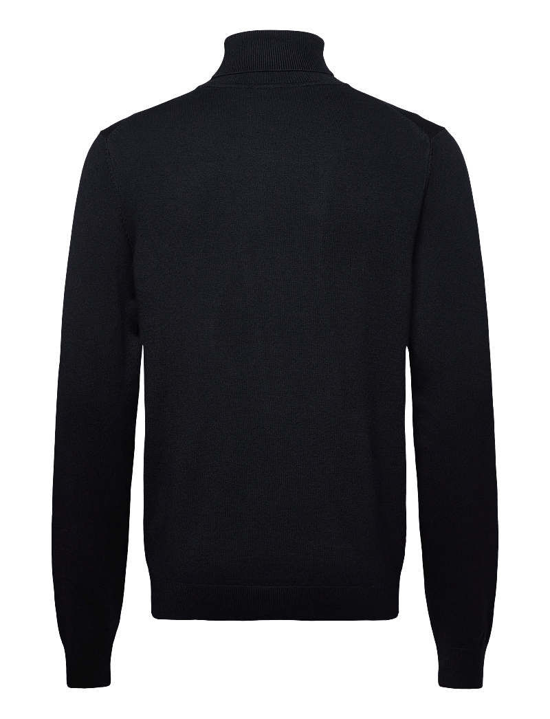 Lindbergh - Ecovero L/S roll neck knit - rollkragen - navy - 2