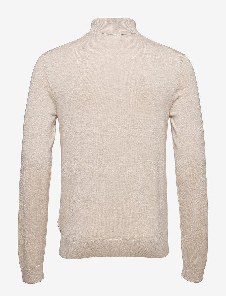 Lindbergh - Mélange roll neck knit - polokrage - off white mel - 2