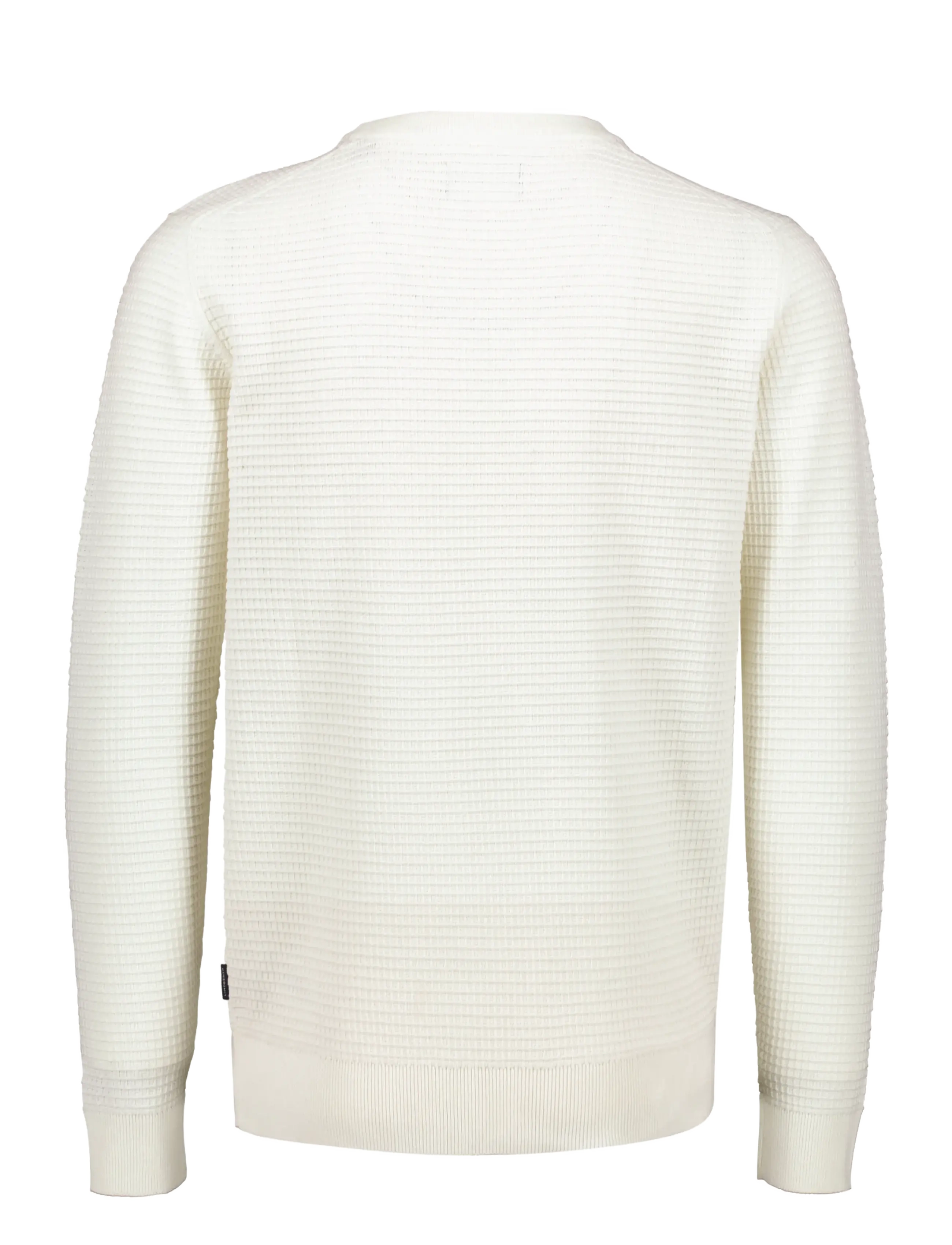 Lindbergh - Structure o-neck knit L/S - off white - 2