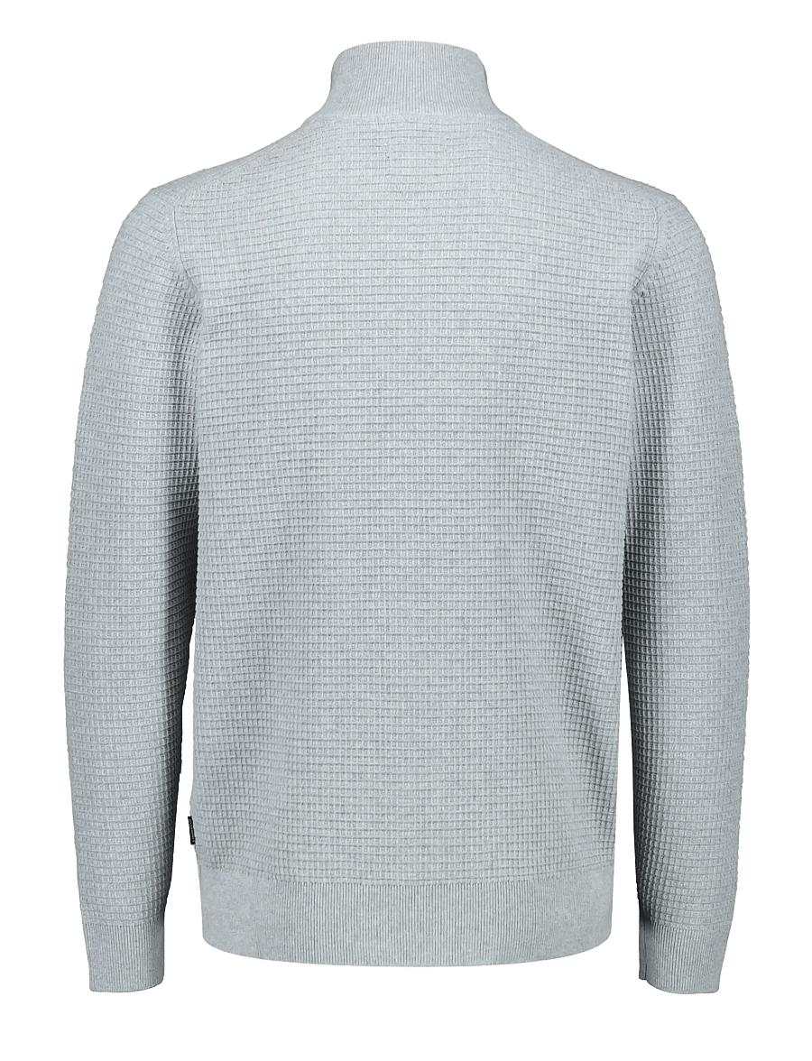 Lindbergh - Knitted zip cardigan - fullzip strik - grey mel - 2