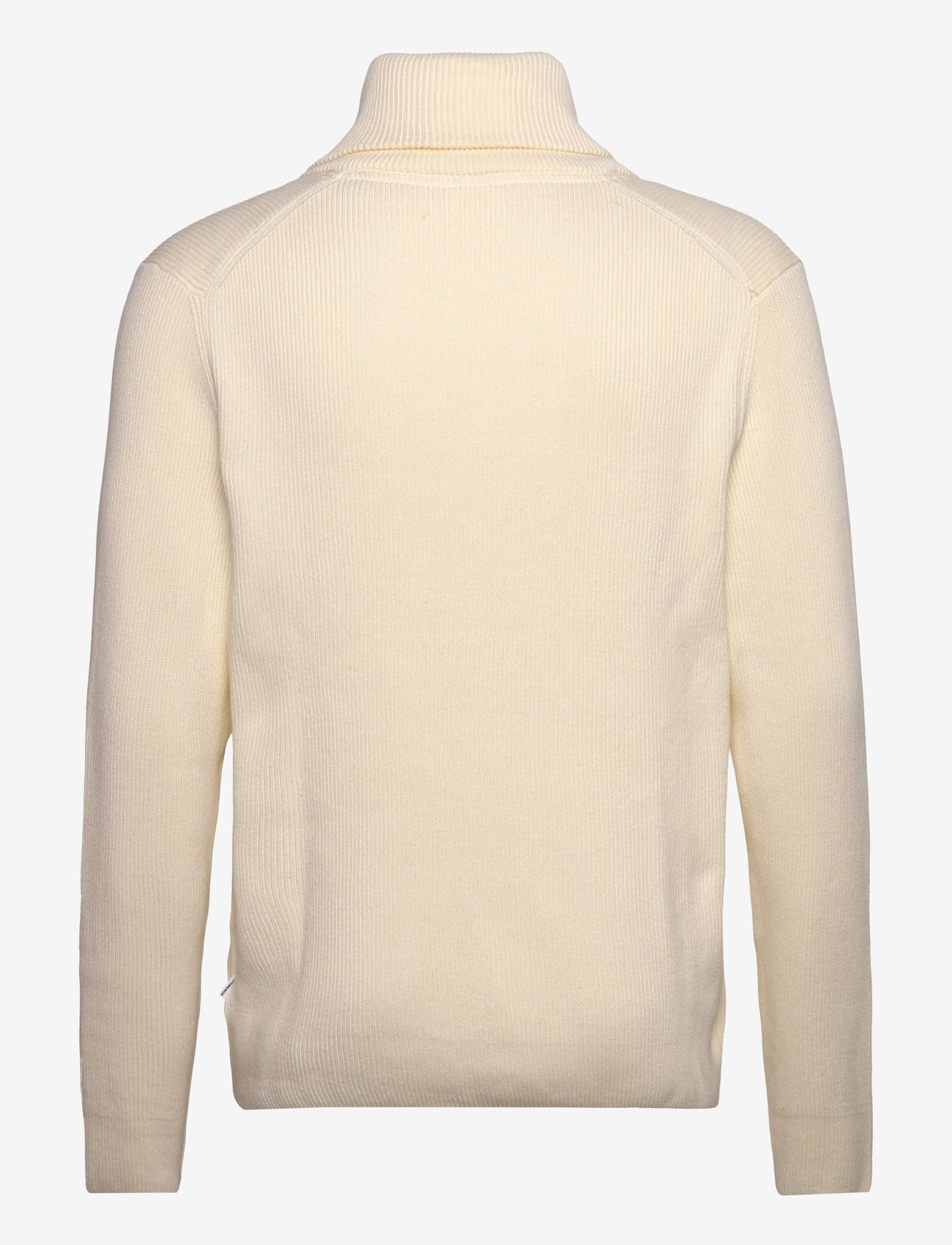 Lindbergh - Shawl collar rib knit - v-necks - pearl white - 1