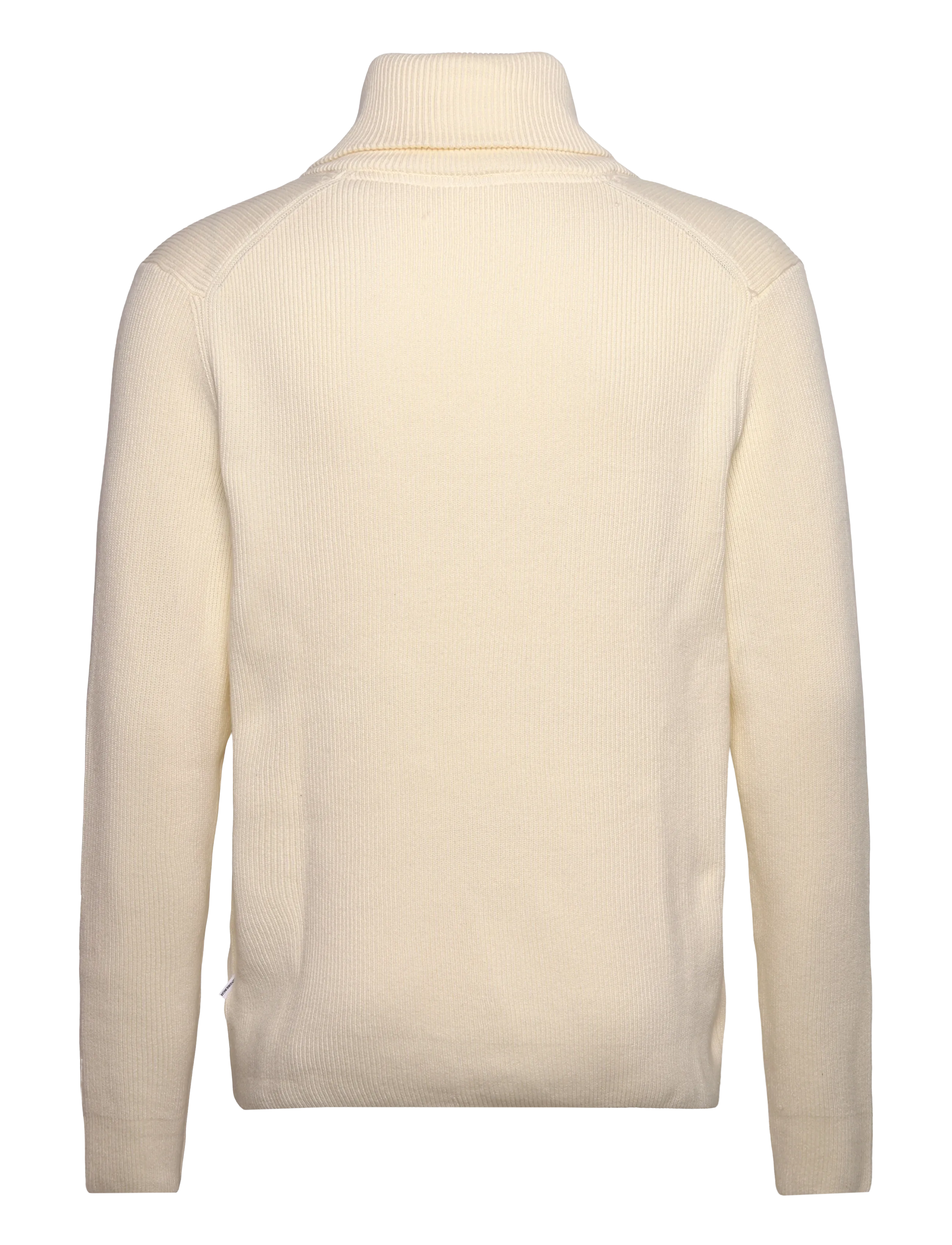 Lindbergh - Shawl collar rib knit - v-necks - pearl white - 1