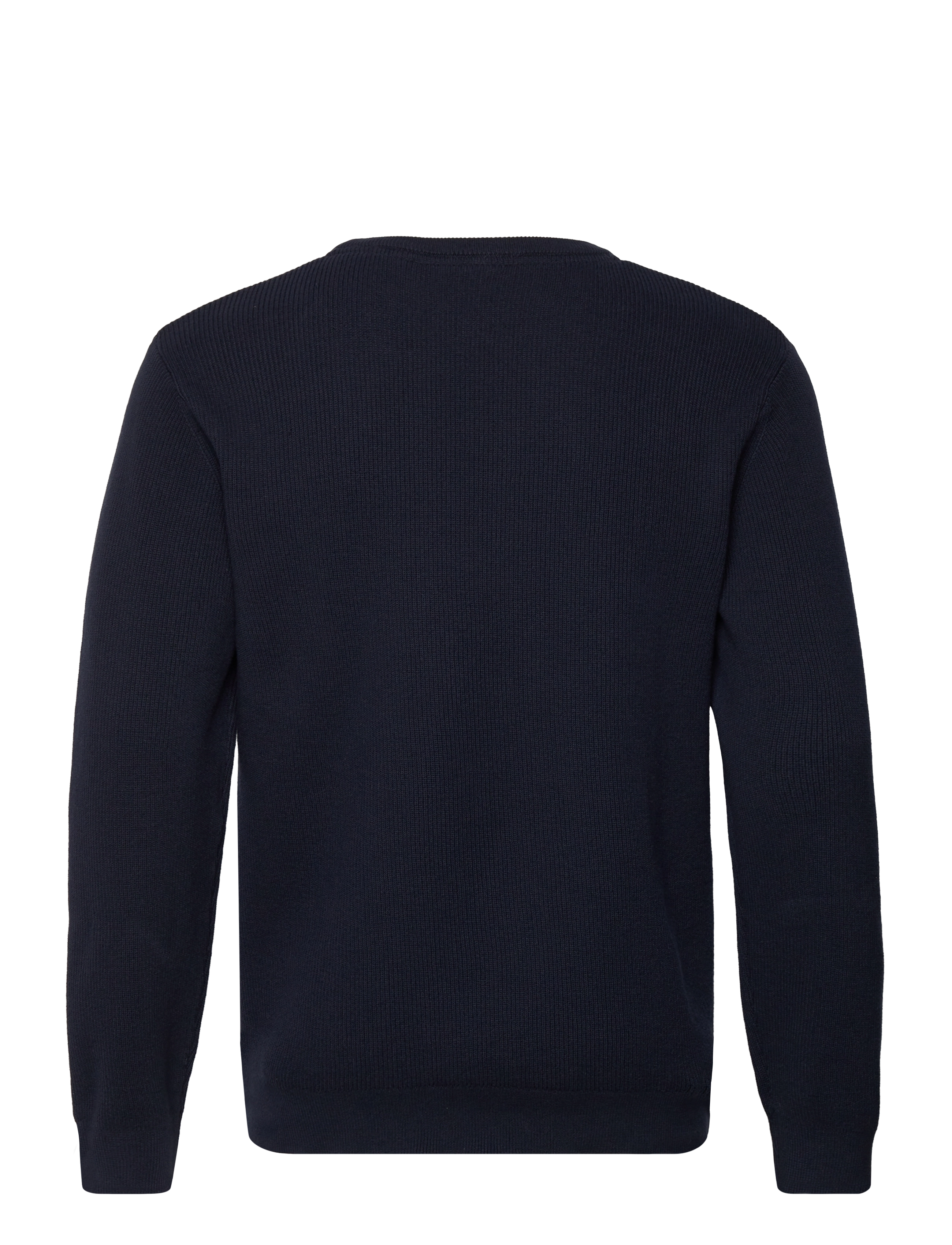 Lindbergh - O-neck rib knit - navy - 1